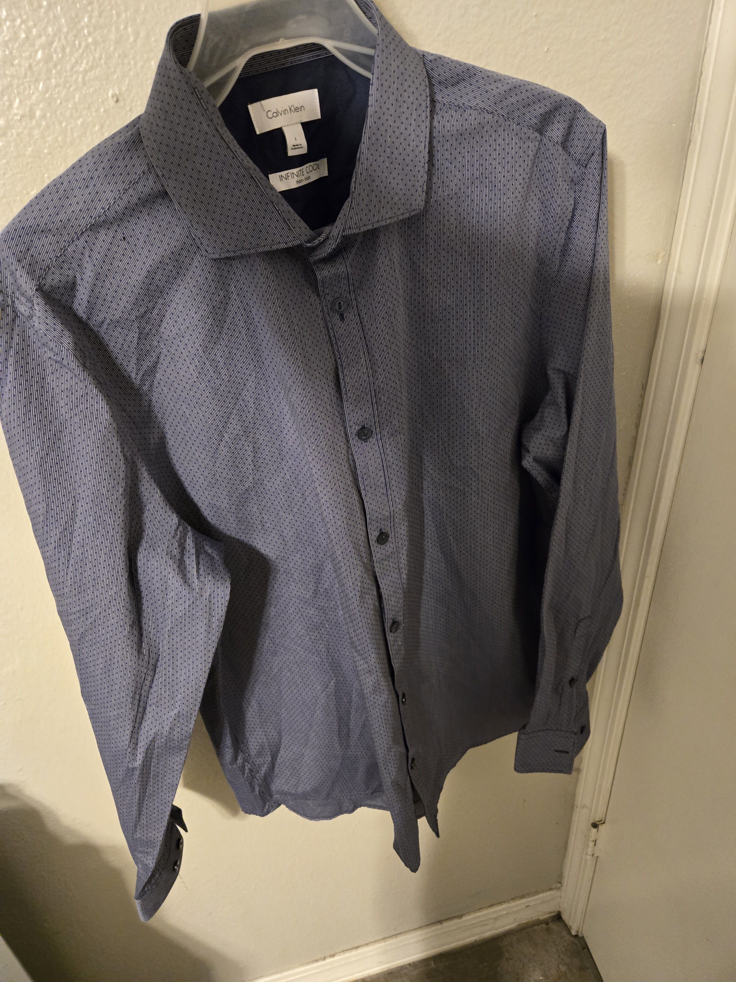 Calvin Klein Calvin Klein Patterned Button Up L/S Shirt Size US M / EU 48-50 / 2 - 2 Thumbnail