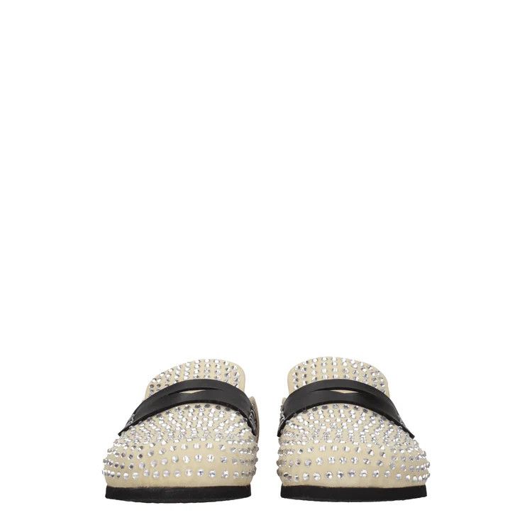 JW Anderson ob1o1e1124 Suede Slippers in Beige Size US 6 / IT 36 - 3 Thumbnail