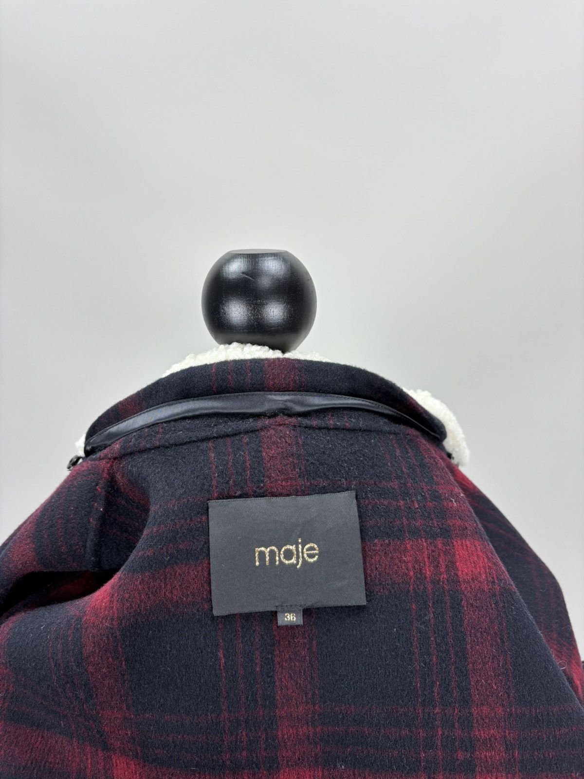 Maje Womens wool jacket Maje Size 36 Color Multicolor Size XS / US 0-2 / IT 36-38 - 11 Thumbnail