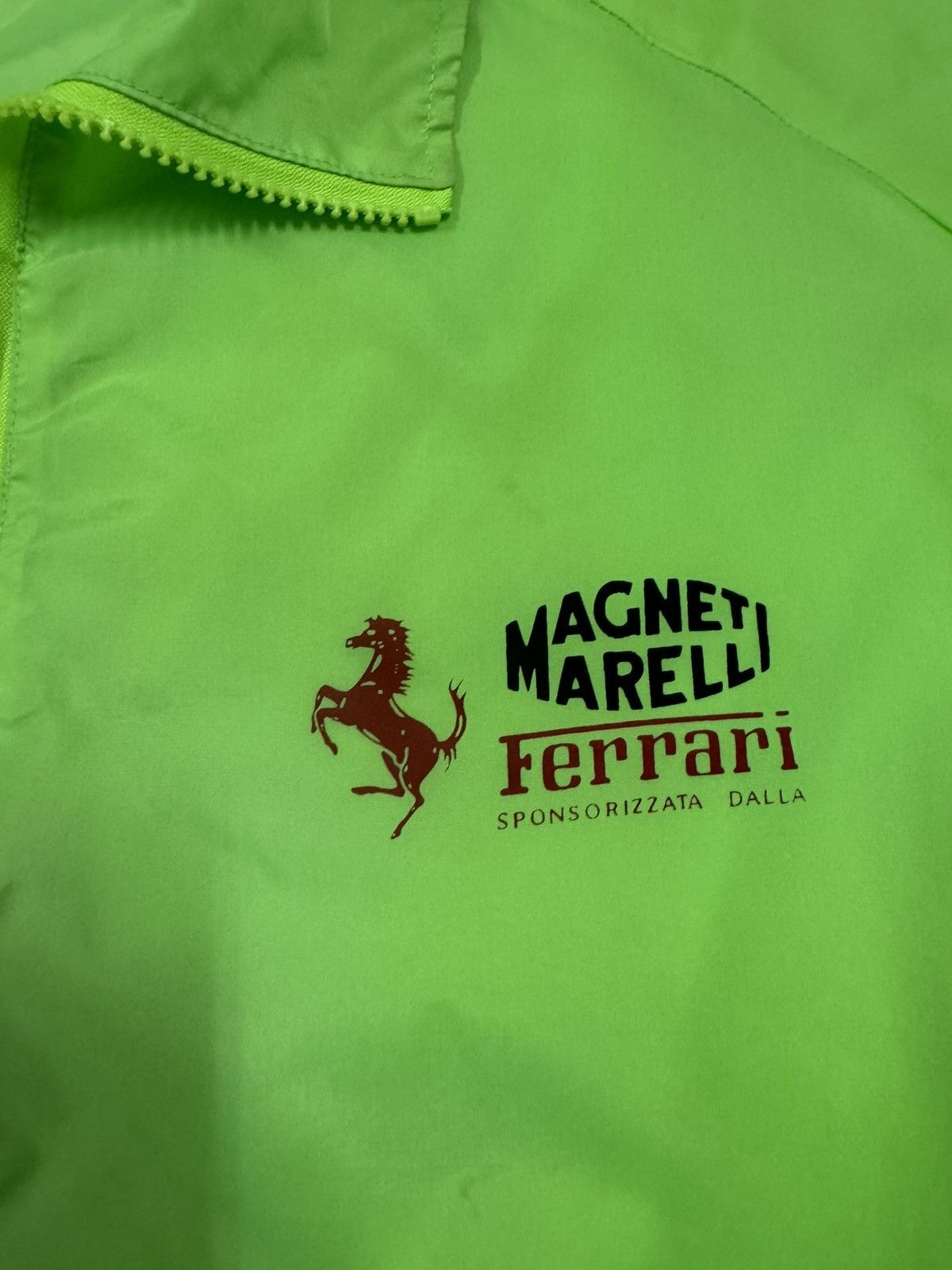 Ferrari × Sports Specialties × Vintage Vtg🔥Magneti Marreli Neon Green Sponsorizzata Dalla jacket Size US L / EU 52-54 / 3 - 8 Thumbnail