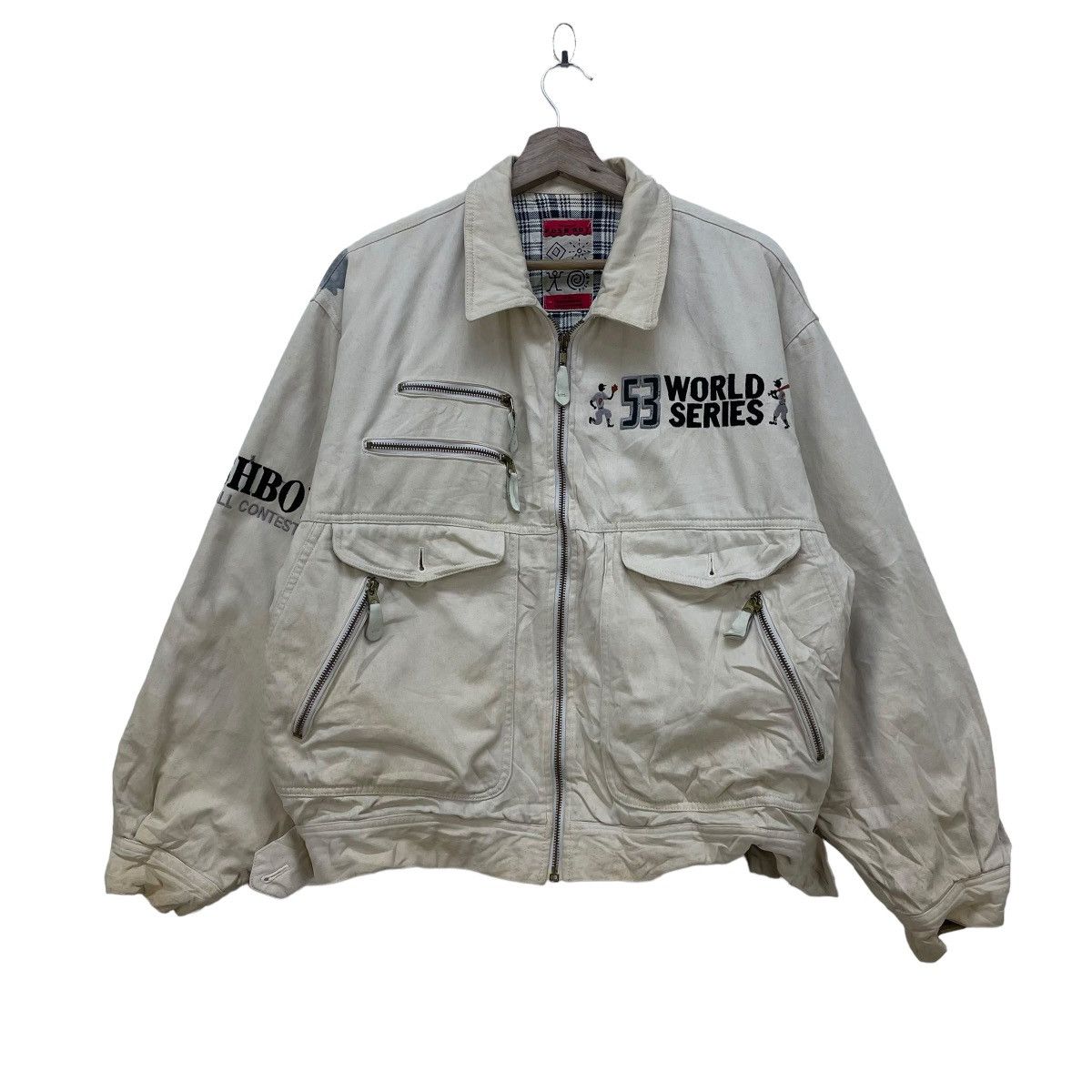 45rpm × Blue Blue Japan × Japanese Brand Vintage Bomber POSH Boy Tactical Jacket Size US M / EU 48-50 / 2 - 2 Thumbnail