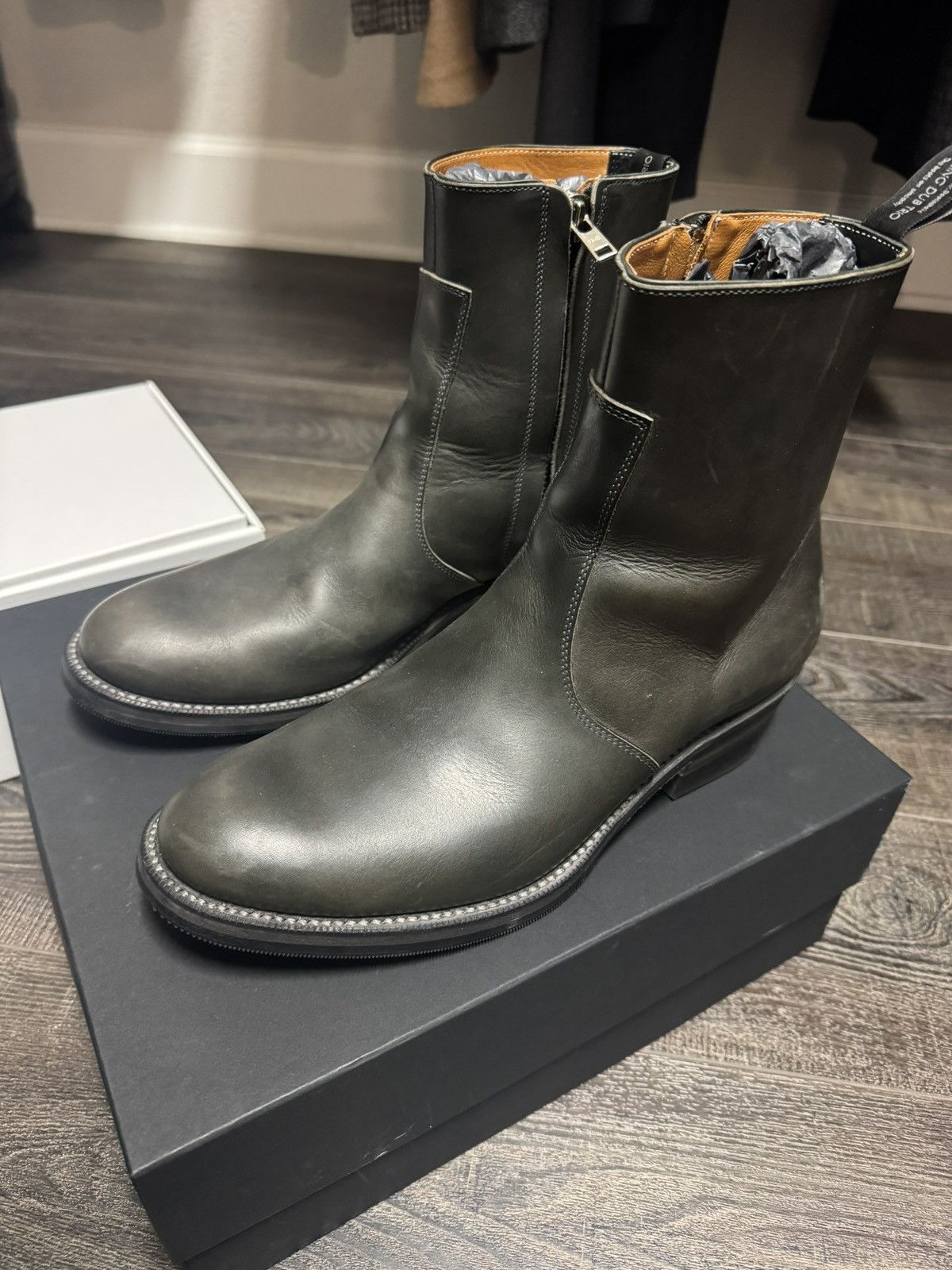 Rolling Dub Trio Gleaners Zip Black Calf | Grailed