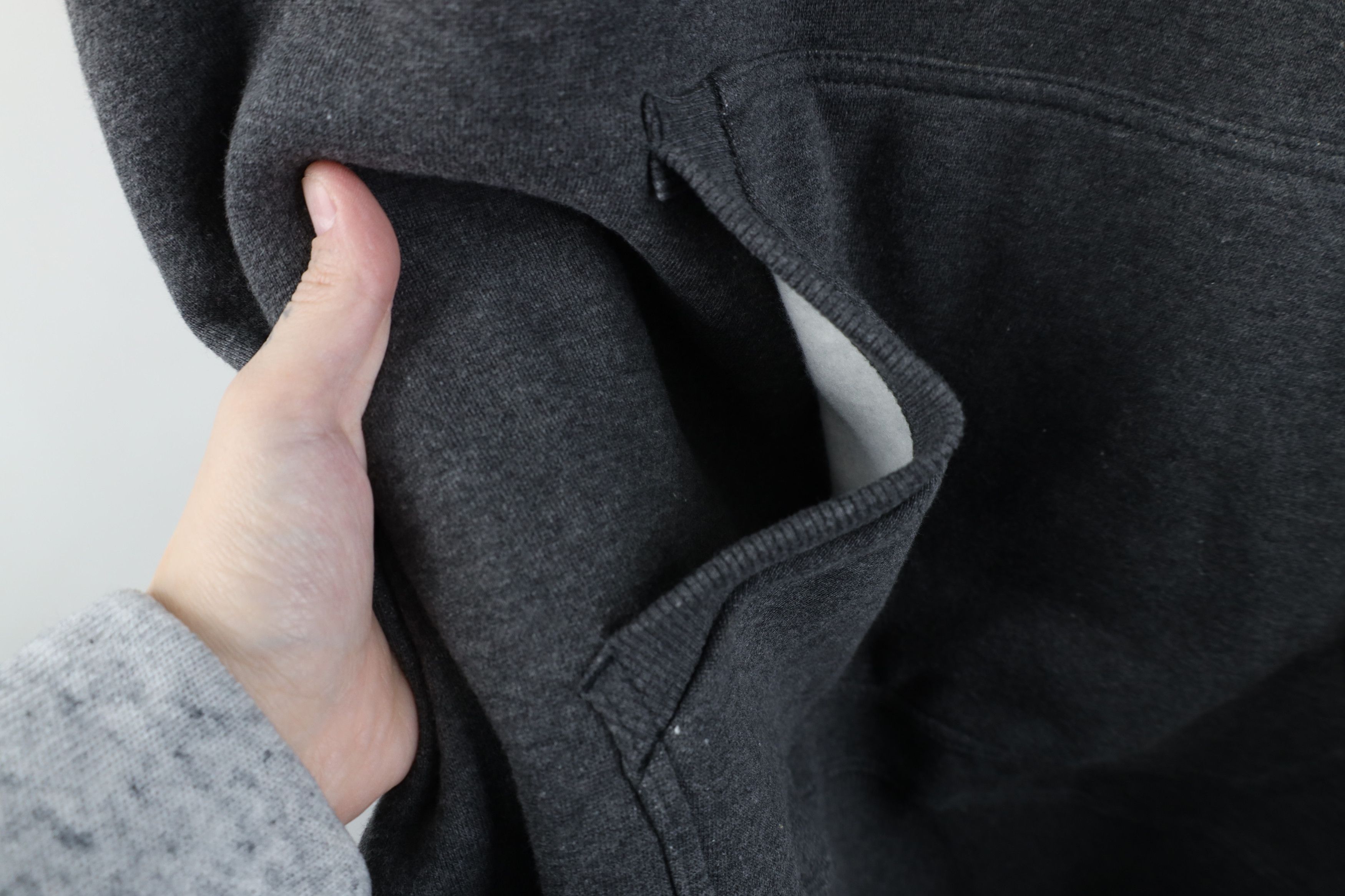 Vintage Vintage 90s Y2K Streetwear Henley Hoodie Sweatshirt Gray Size US XXL / EU 58 / 5 - 6 Thumbnail