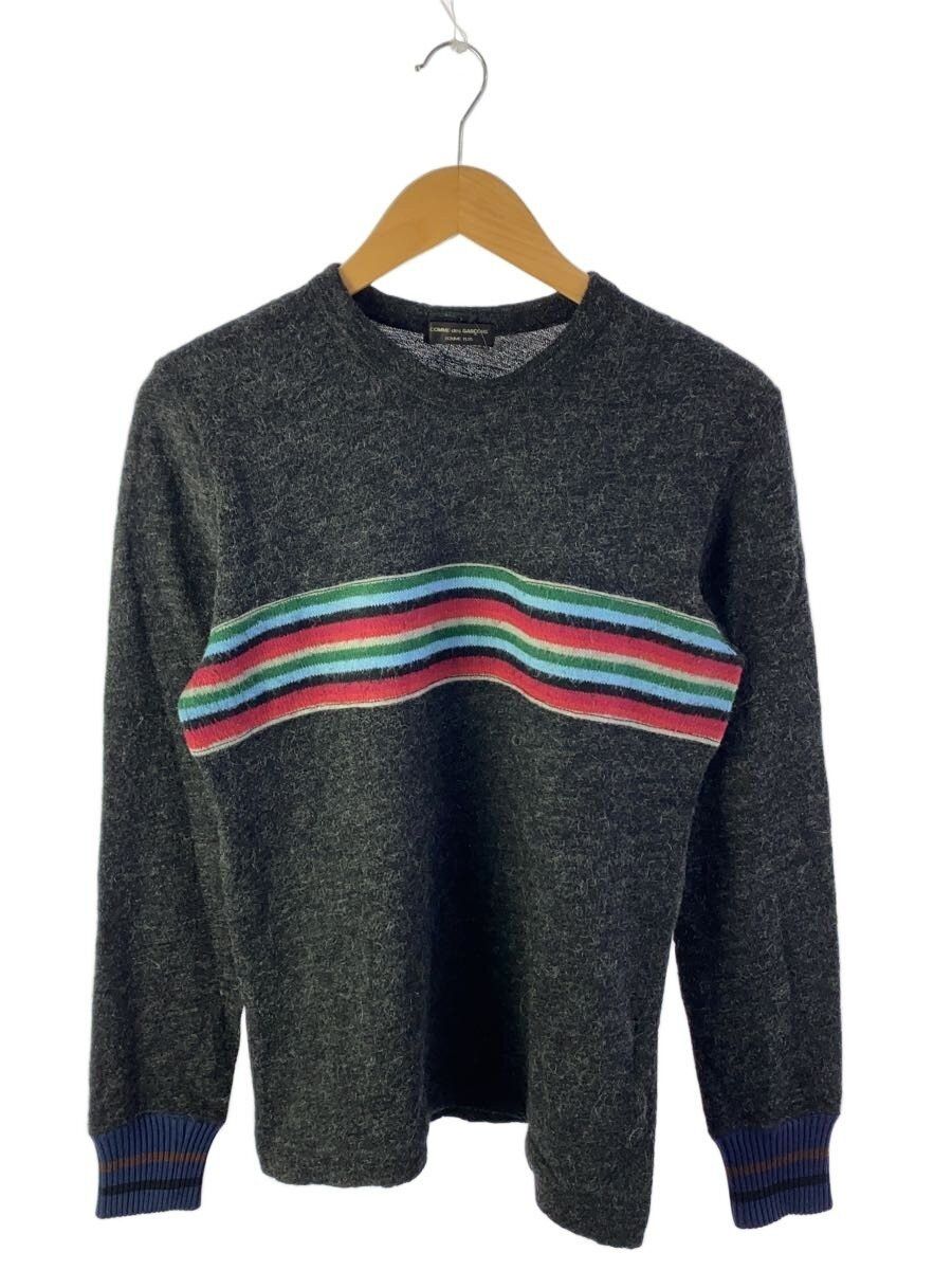 Comme des Garcons Homme Plus Striped Alpaca Wool Knit Sweater Size US S / EU 44-46 / 1 - 1 Thumbnail