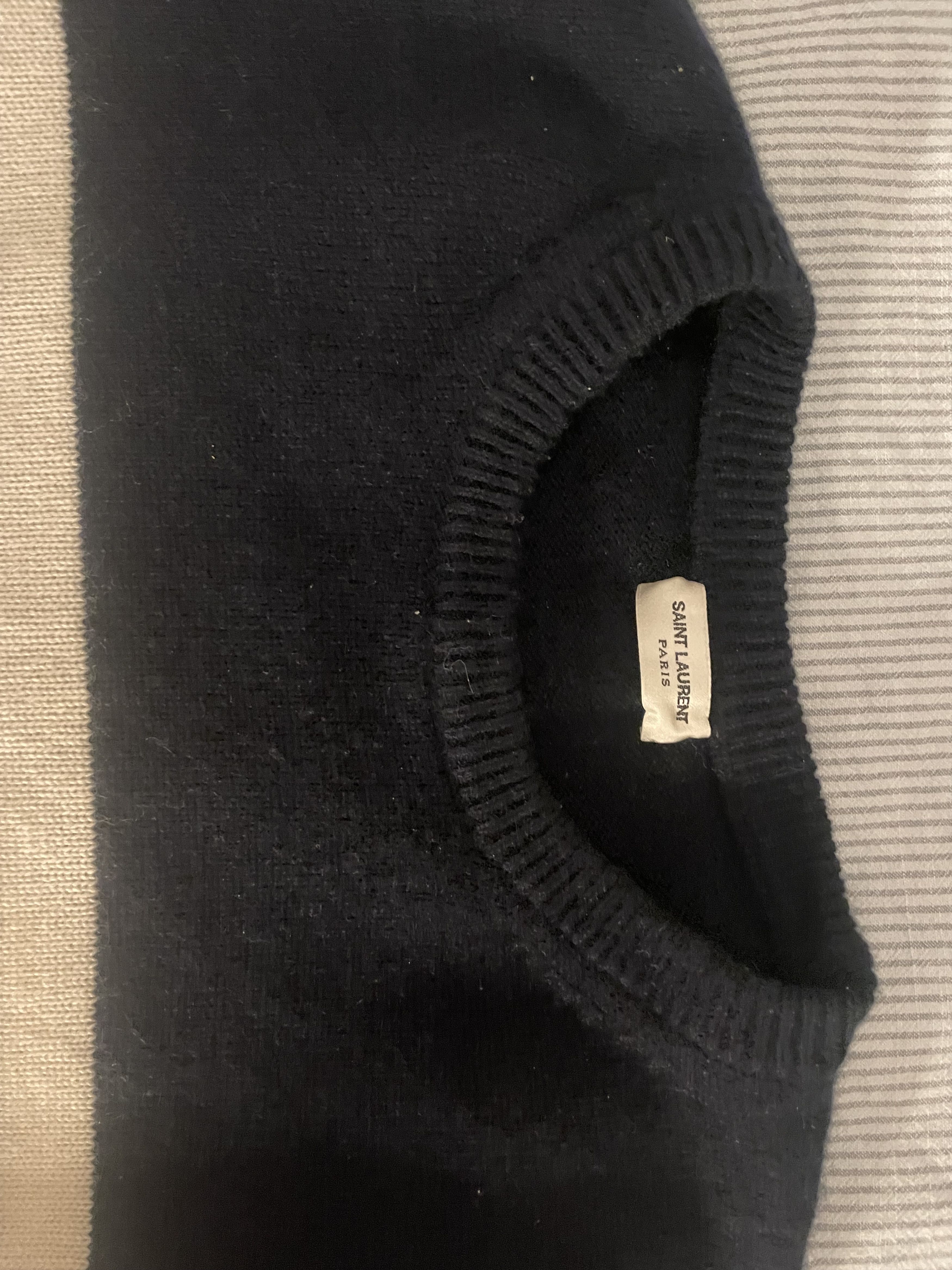 Saint Laurent Paris Saint Laurent Paris striped jumper (Hedi) - RESERVED Size US M / EU 48-50 / 2 - 2 Thumbnail