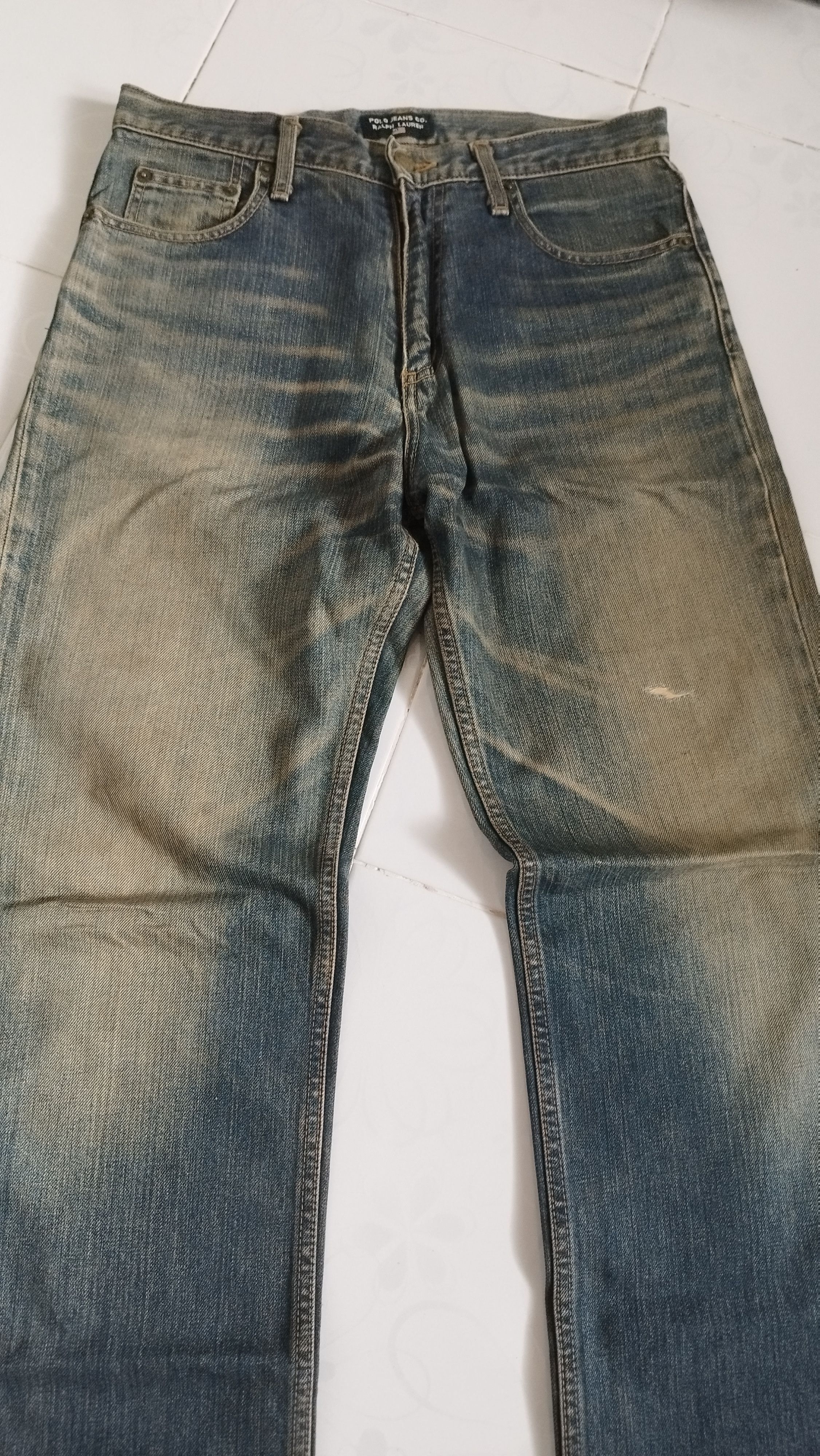 If Six Was Nine Polo RL vintage rust fade Size US 31 - 3 Thumbnail