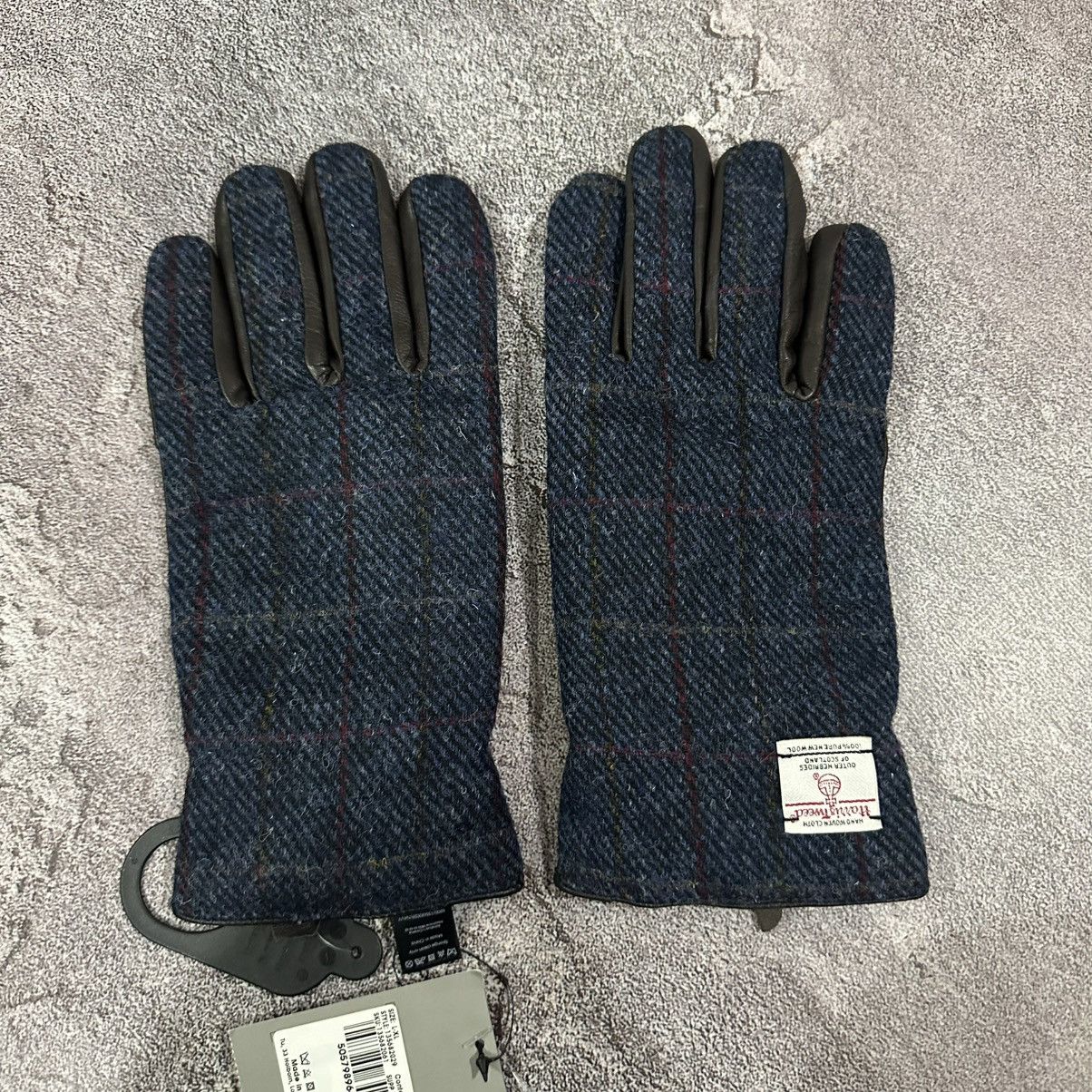 Harris Tweed NEW - Harris Tweed Men’s Gloves L/XL Wool/Leather Size ONE SIZE - 13 Thumbnail