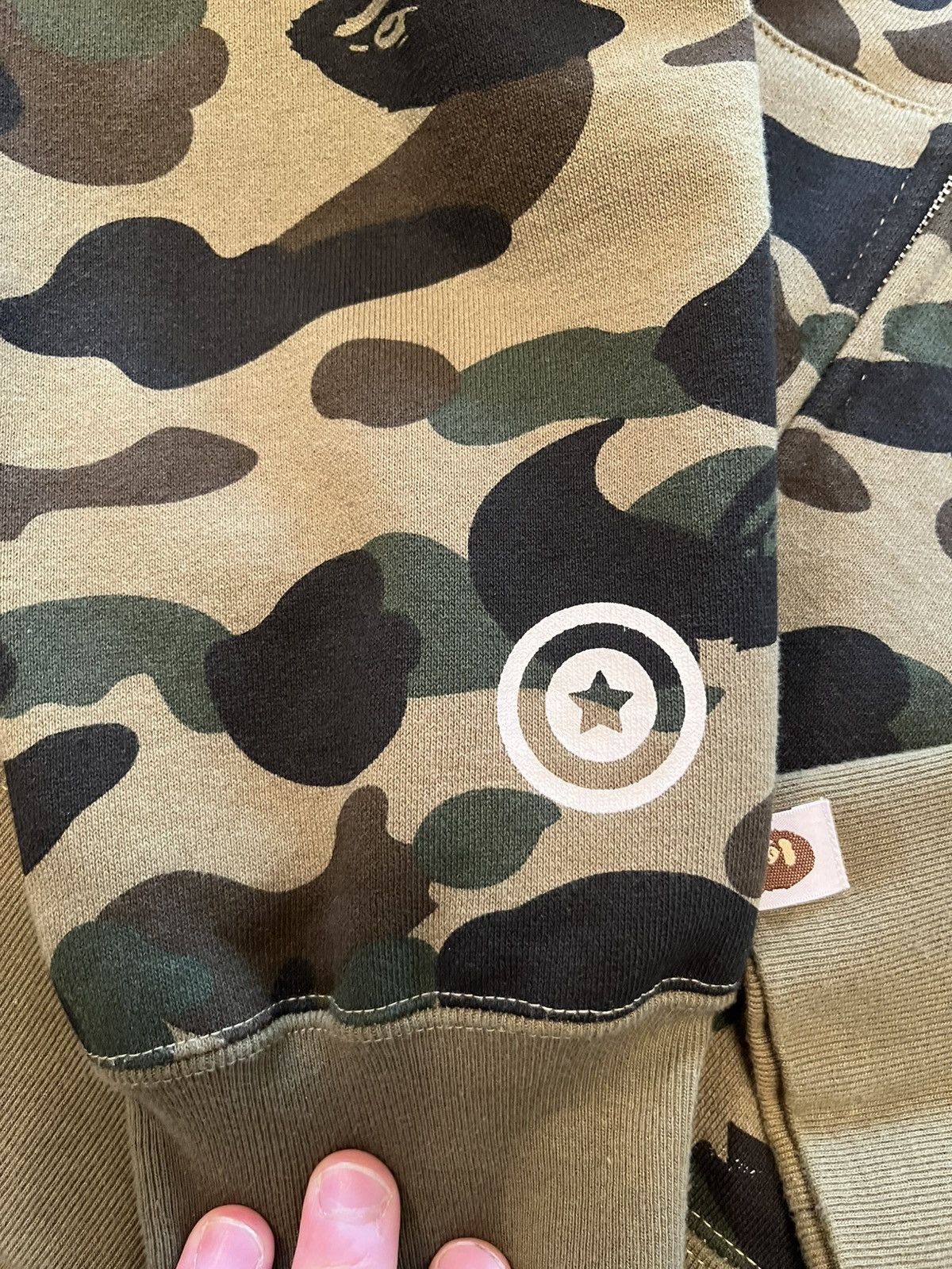 Bape Bape Green Camp Full Zip Size US XL / EU 56 / 4 - 8 Thumbnail