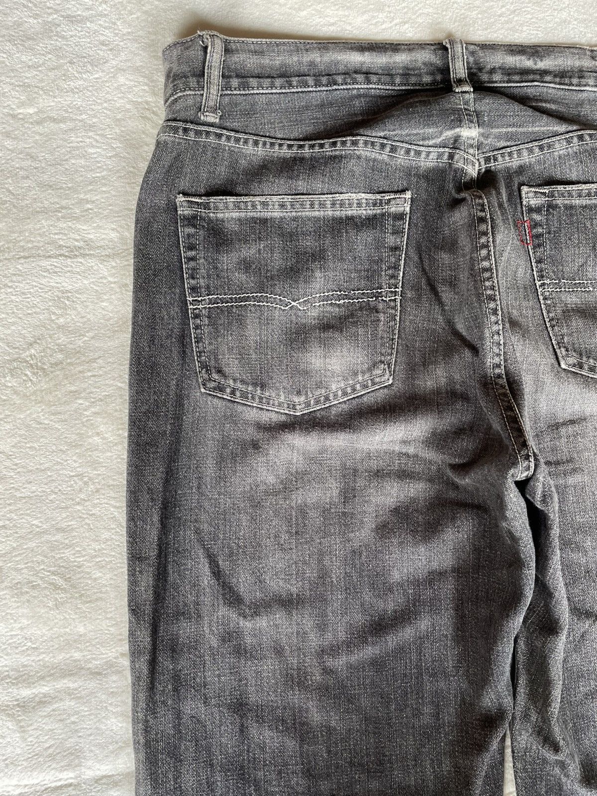 Japanese Brand Vintage G L Heart Faded Mudwash Denim Jeans Size US 33 - 8 Thumbnail