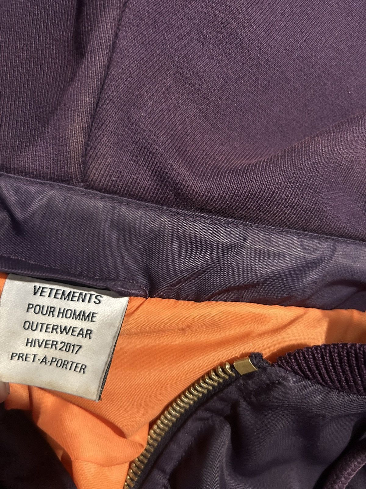 Vetements Vetements Total Fucking Darkness TFD bomber jacket Size US S / EU 44-46 / 1 - 18 Thumbnail