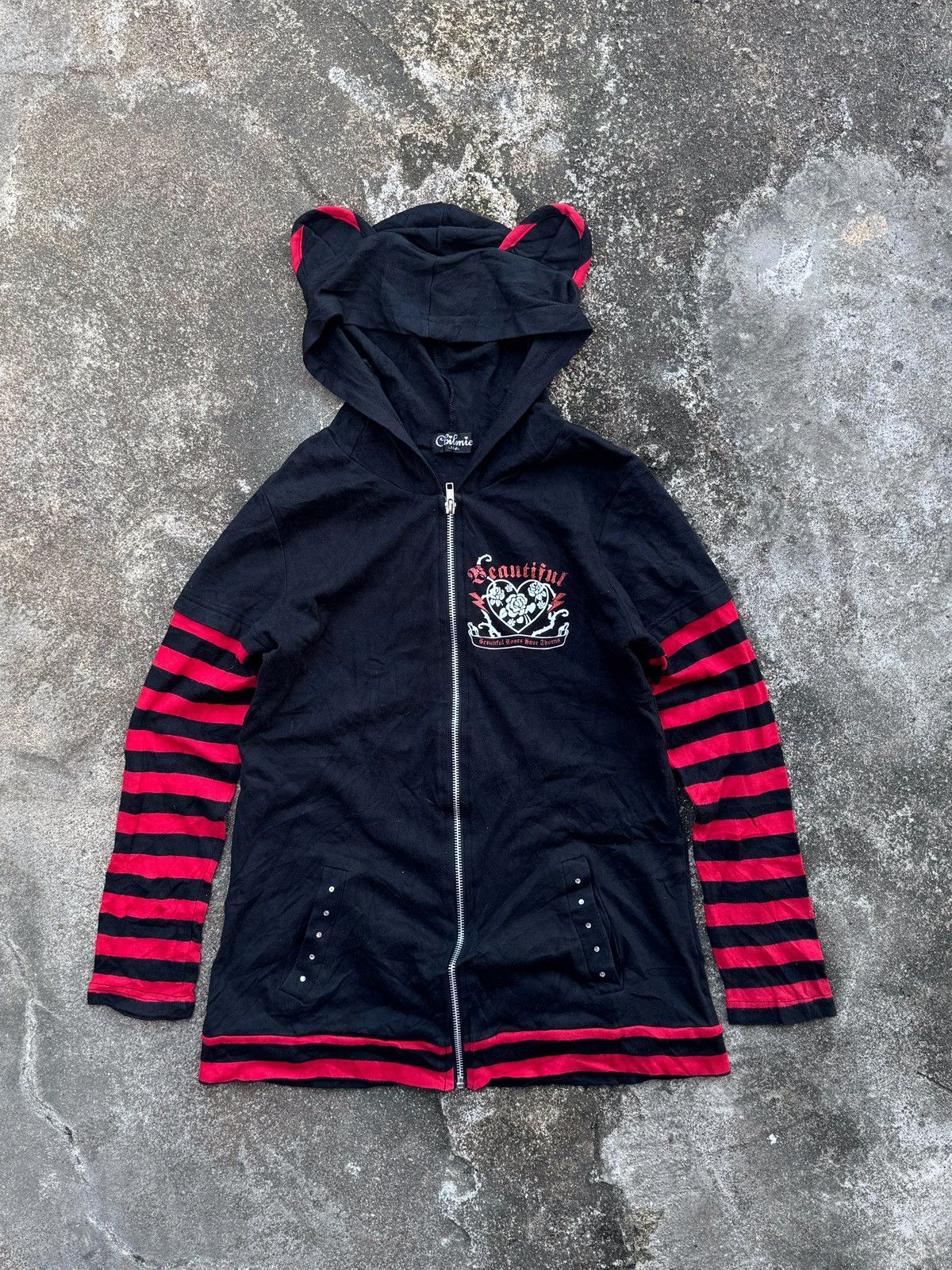 If Six Was Nine × Japanese Brand Gothic Japanese Hoodie Chilmie Style Size US S / EU 44-46 / 1 - 1 Thumbnail