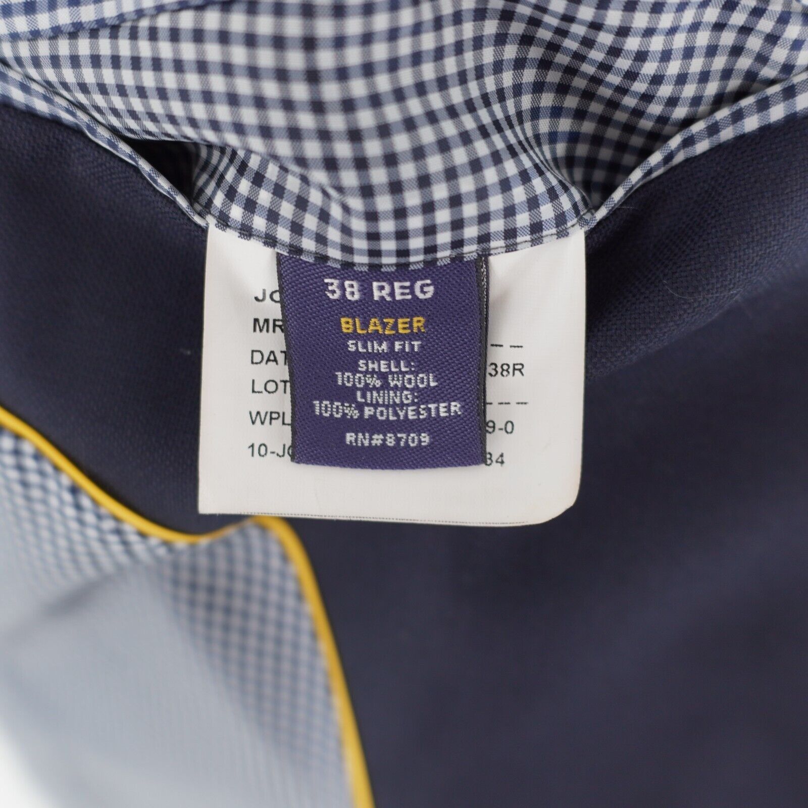 Stafford Stafford Blue Wool 2 Gold Button Blazer 36S Tagged 38R See D Size 36S - 9 Thumbnail