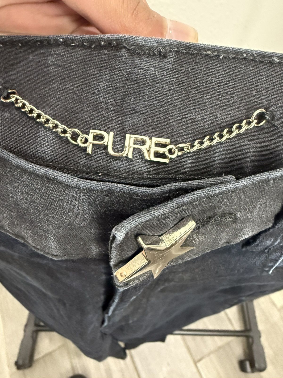 Other From Pure To You Black Waxed Denim Size US 30 / EU 46 - 4 Thumbnail