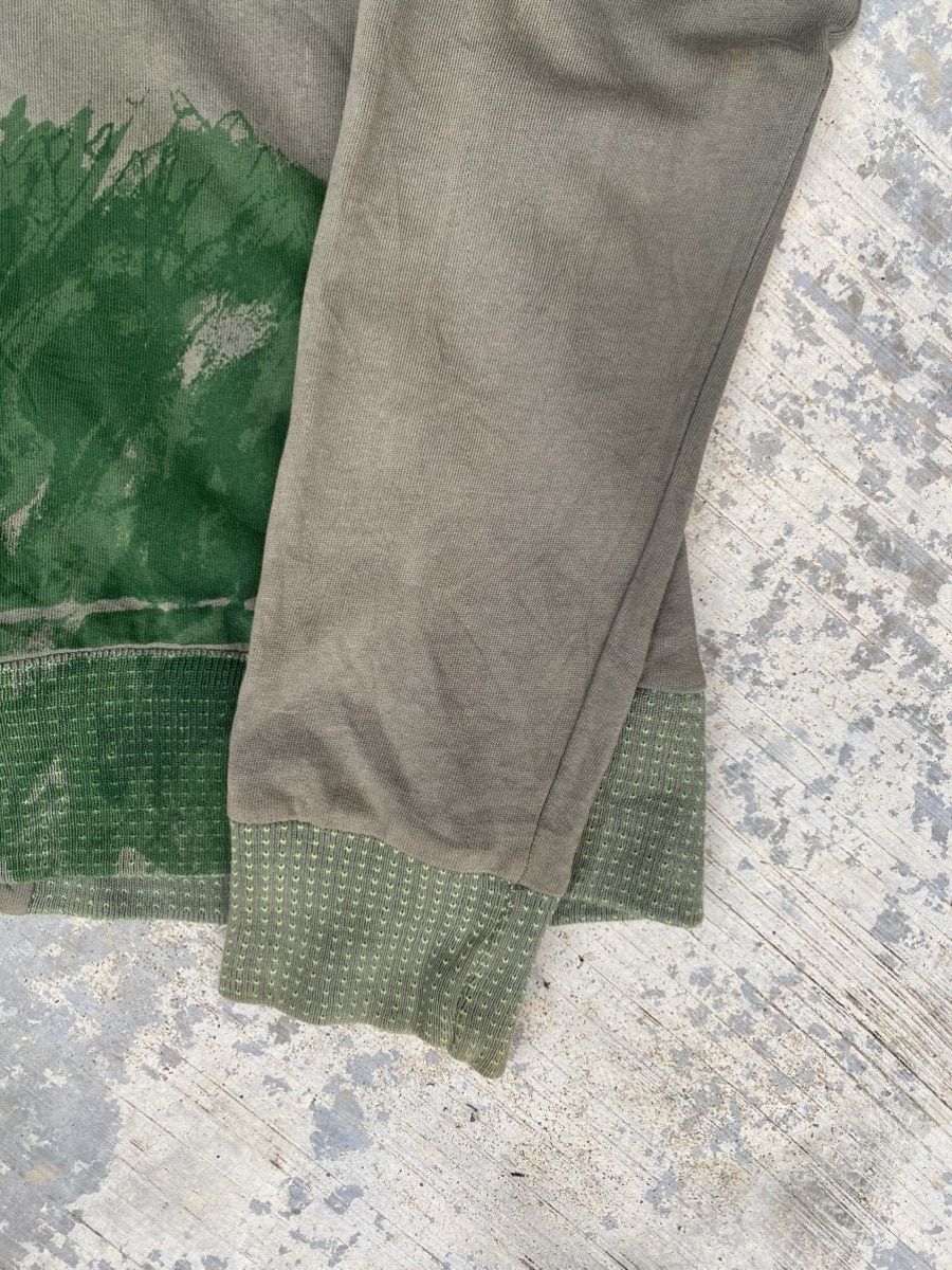 Diesel × Vintage Vintage Diesel Sun Faded Olive Green Hoodies Size US XS / EU 42 / 0 - 6 Thumbnail