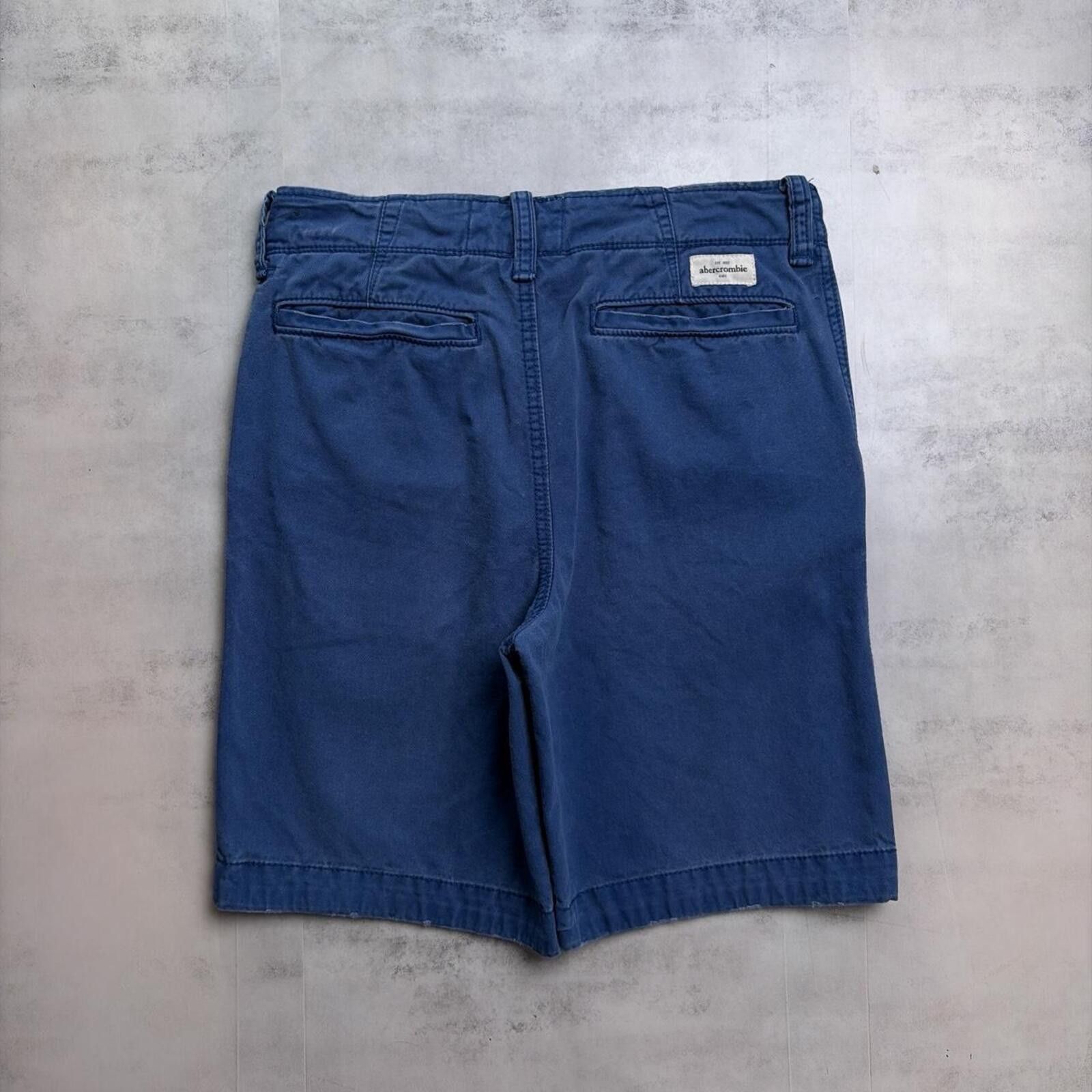 Abercrombie & Fitch Y2K Blue Abercrombie & Fitch Grunge Baggy Skater Shorts Size 32" / US 10 / IT 46 - 1 Thumbnail