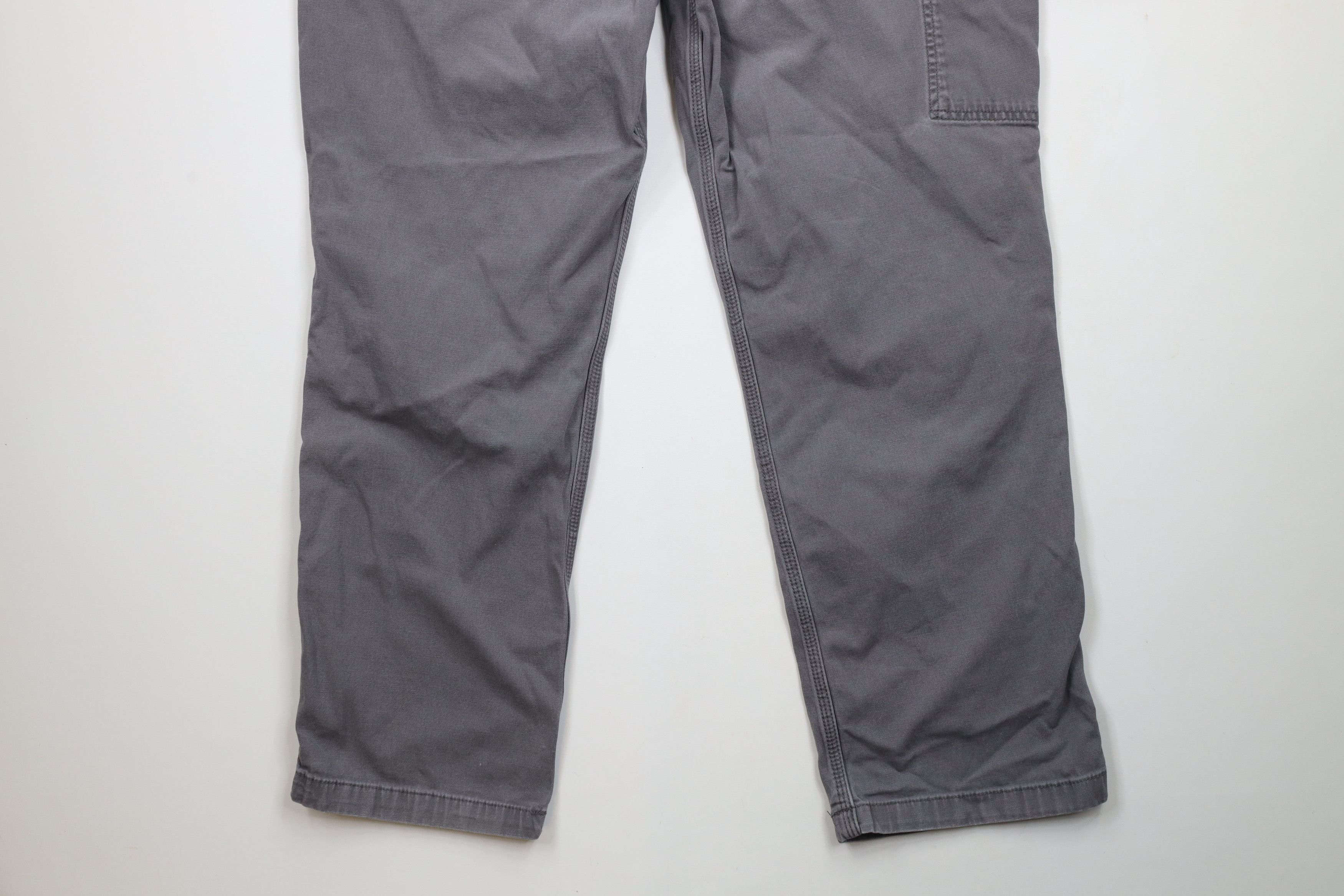 Carhartt × Vintage Vintage Carhartt Relaxed Fit Wide Leg Dungaree Pants Gray Size US 40 / EU 56 - 14 Thumbnail