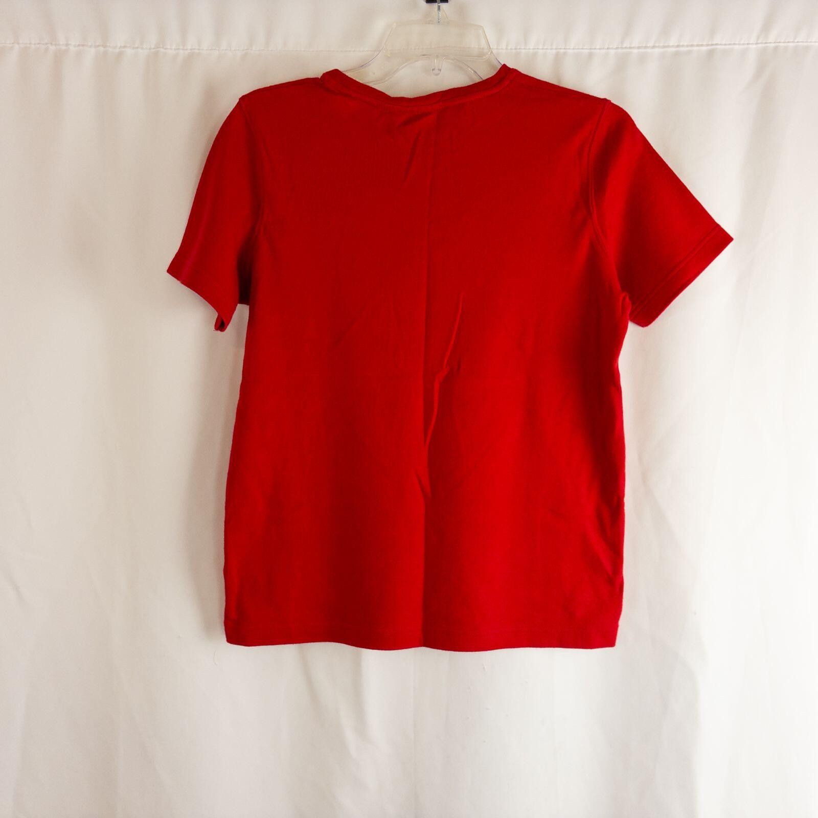 Other Baxter & Wells Vintage Red Solid T-Shirt Womens Small Size S / US 4 / IT 40 - 6 Thumbnail