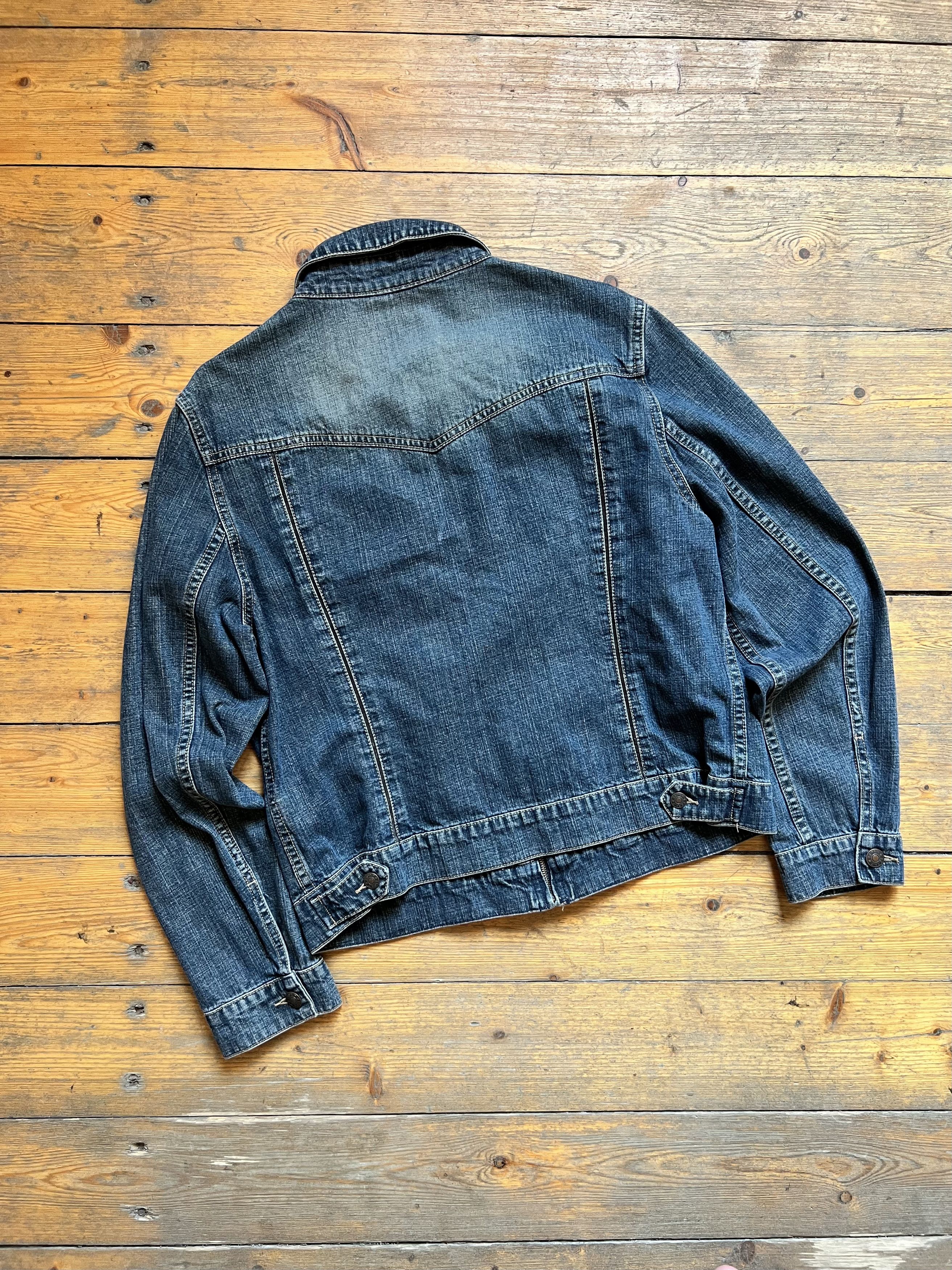 Other Espirit Vintage Trucker Heavy Y2k Denim Jacket Size XL / US 12-14 / IT 48-50 - 4 Thumbnail