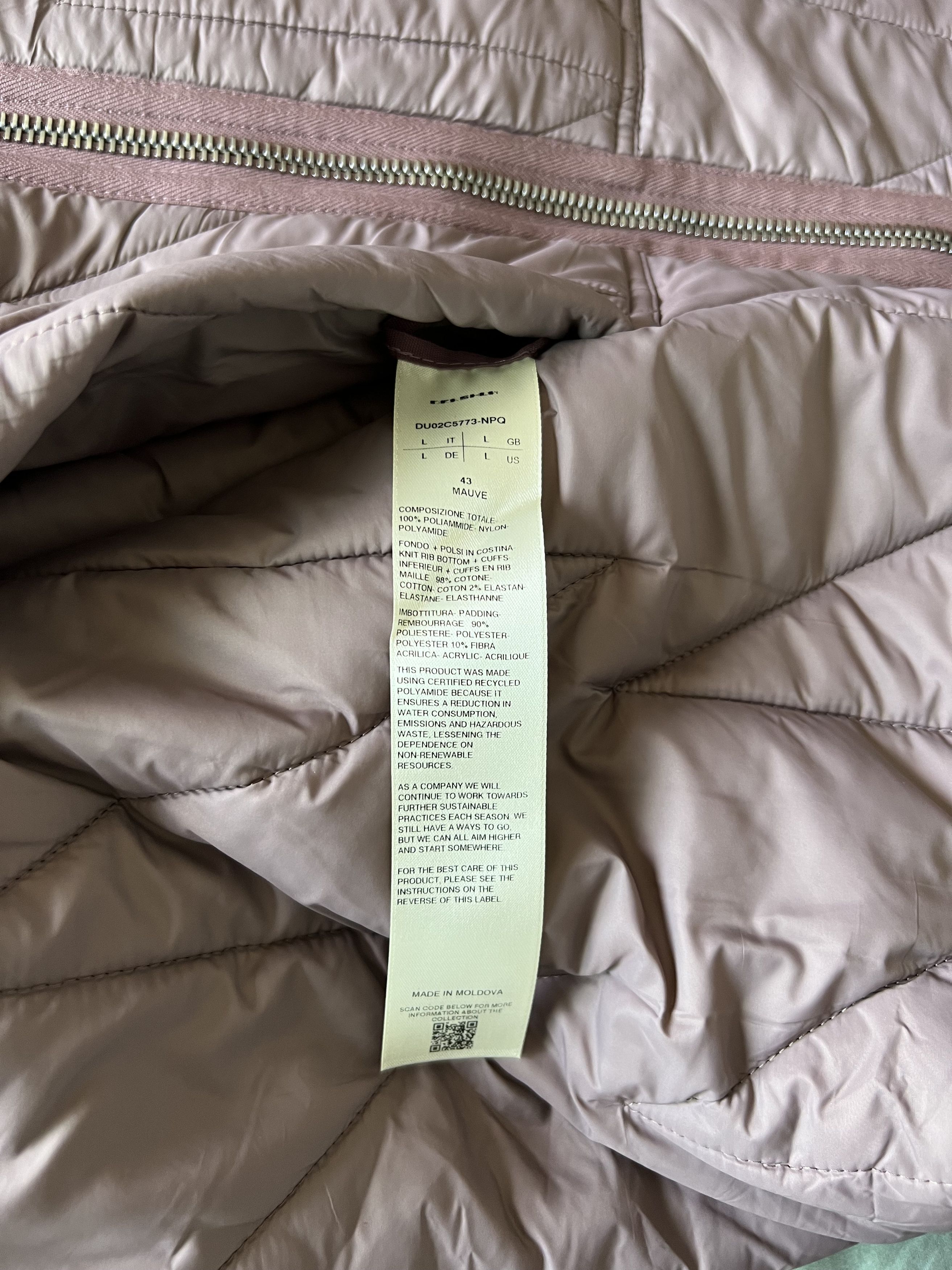 Rick Owens Drkshdw Rick Owens DRKSHDW Gimp Jacket in Mauve Size US L / EU 52-54 / 3 - 11 Thumbnail