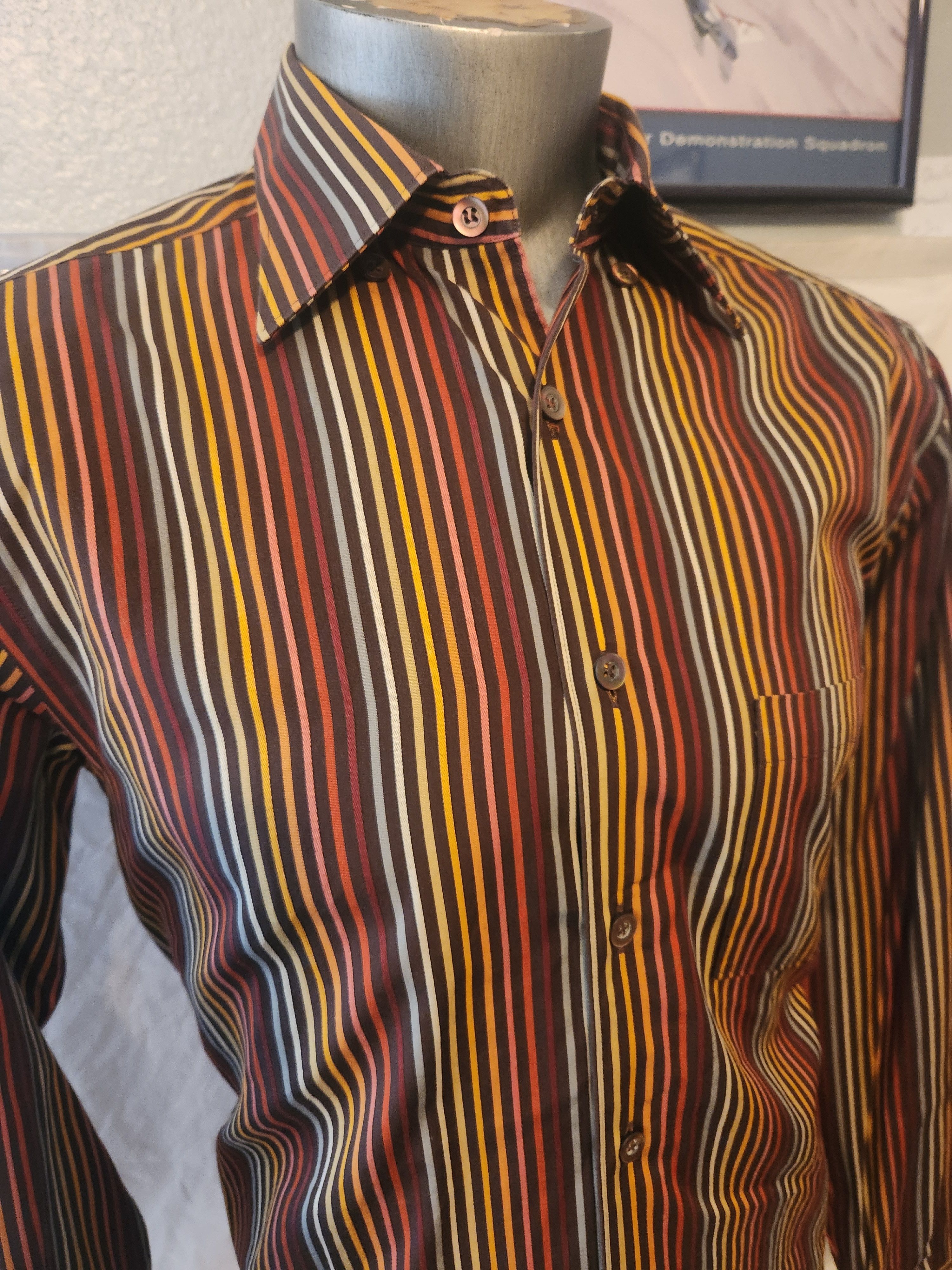 Ermenegildo Zegna MULTICOLOR STRIPES Size US M / EU 48-50 / 2 - 3 Thumbnail