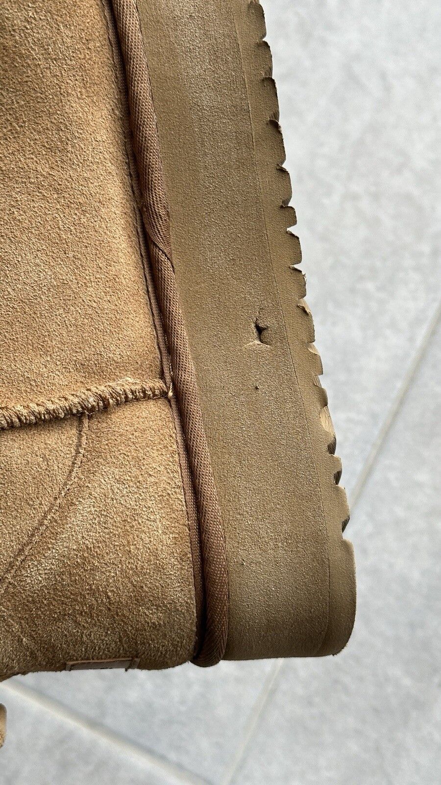 Ugg Ugg Classic Low Platform Winter Suede Sheepskin Shoes Size US 7 / IT 37 - 3 Thumbnail