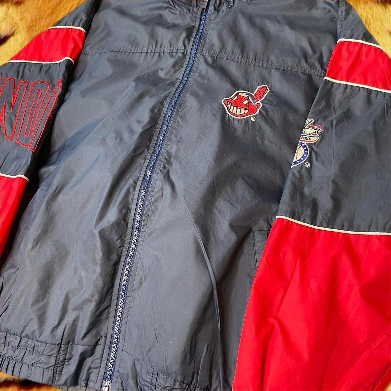 MLB × Vintage Cleveland indians jacket Size US XL / EU 56 / 4 - 4 Thumbnail