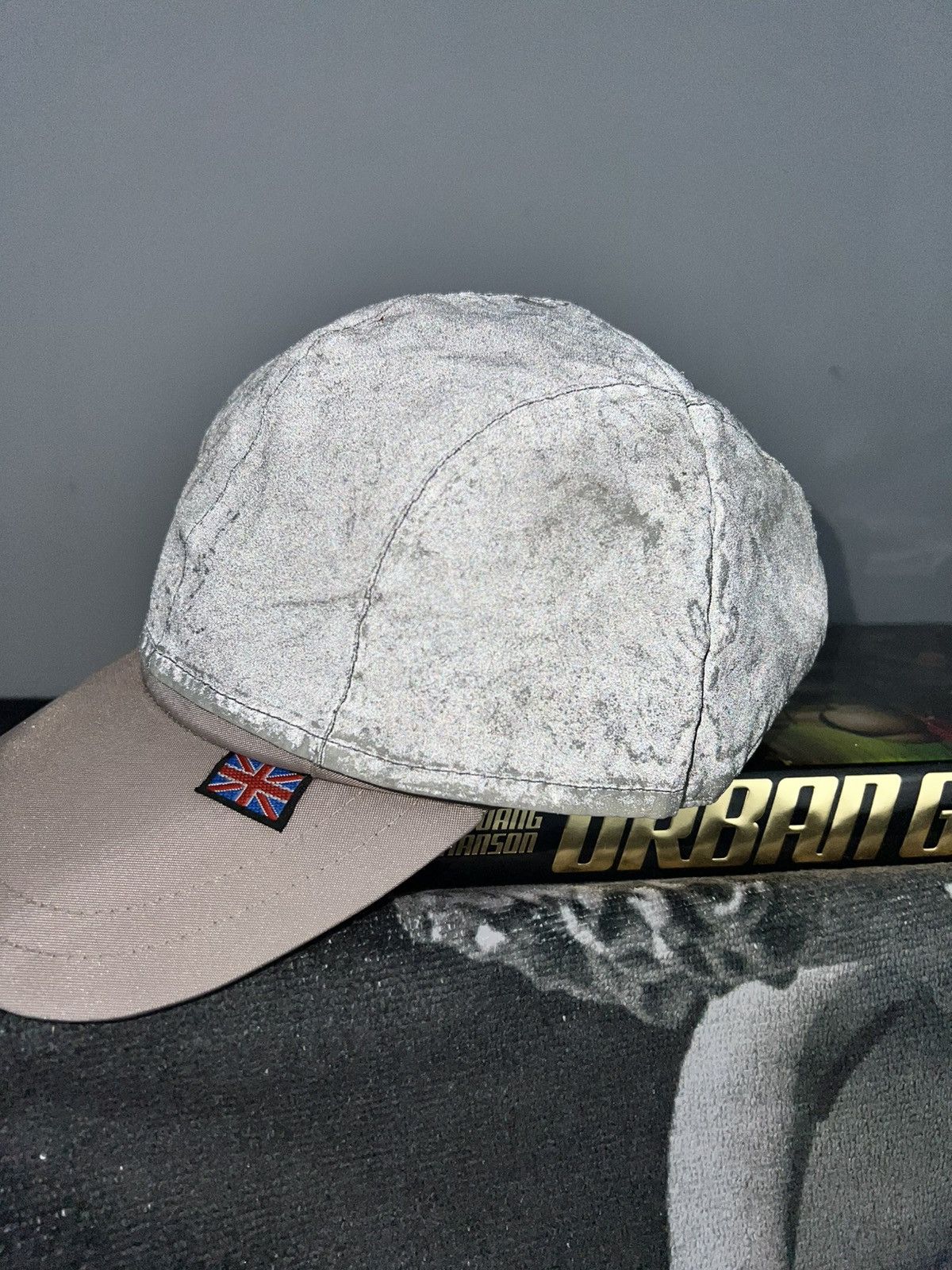 Barbour × Belstaff × Vintage Rare Belstaff Nylon Reversible Reflective Cap Size ONE SIZE - 9 Thumbnail