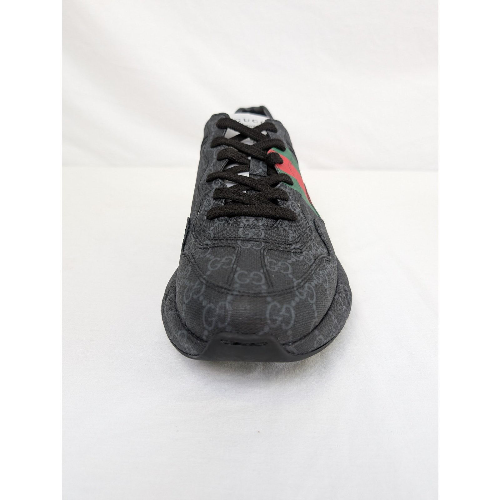 Gucci o1rshd1 Rython Sneakers in Black/Green/Red Size US 11.5 / EU 44-45 - 12 Thumbnail