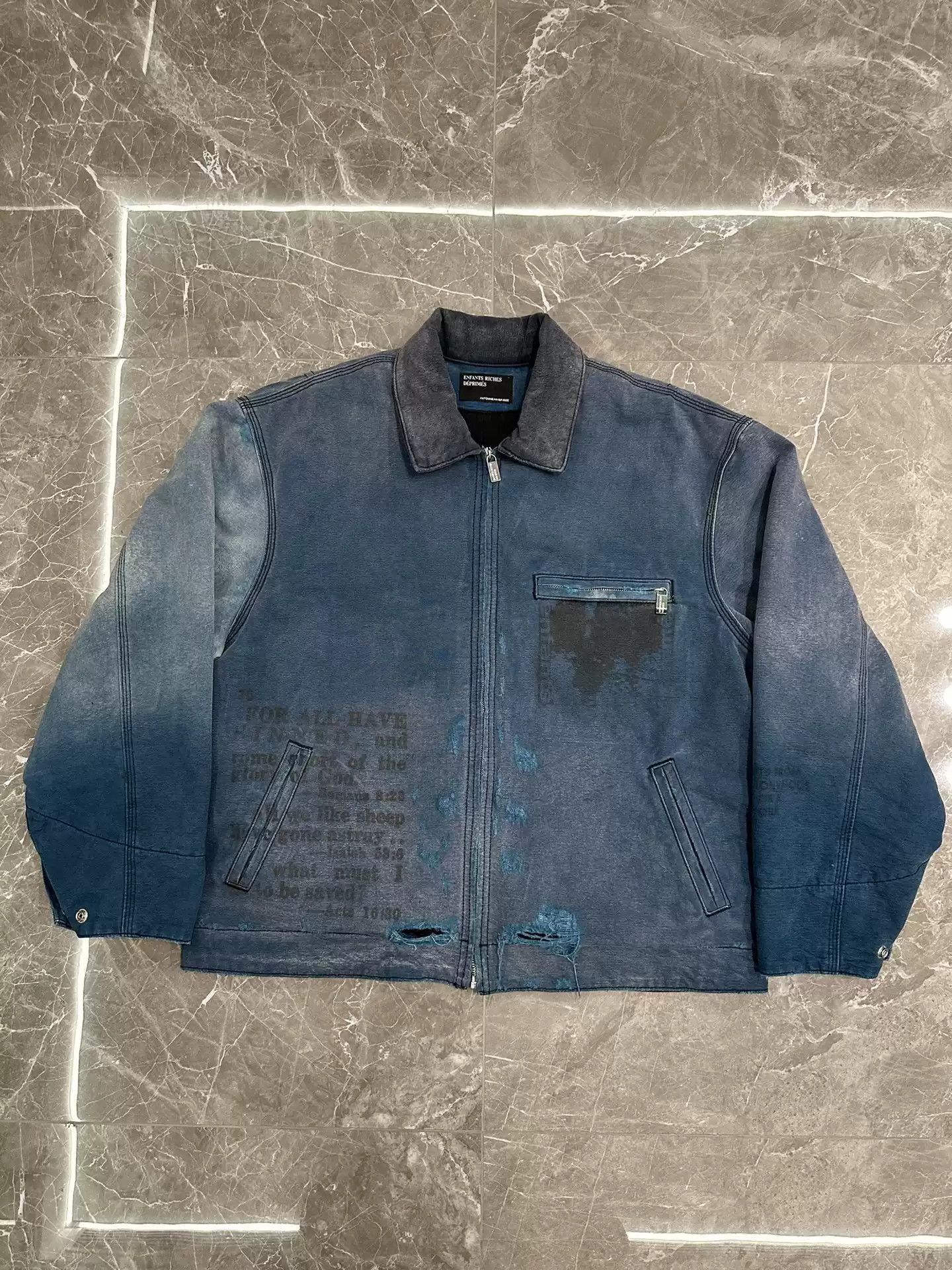 Enfants Riches Deprimes ENFANTS RICHES DÉPRIMÉS Canvas Work Jacket Size US L / EU 52-54 / 3 - 1 Thumbnail
