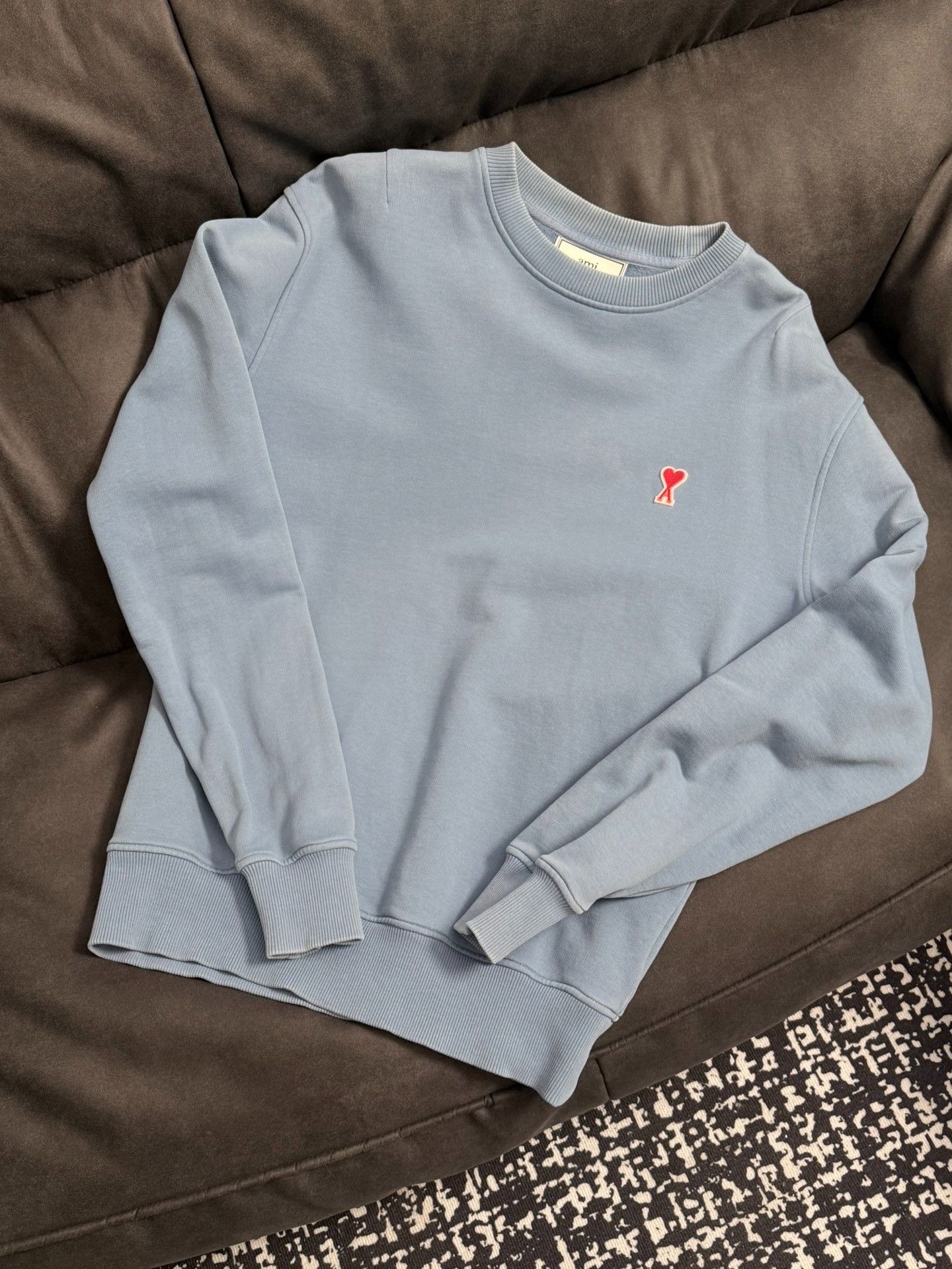 AMI AMI Light Blue Sweatshirt Size US M / EU 48-50 / 2 - 1 Thumbnail