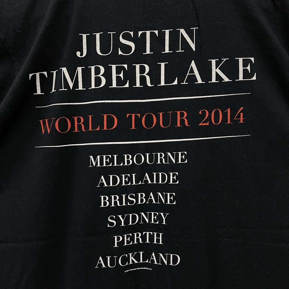 Band Tees Justin Timberlake Tour 2014 Tshirt Size US M / EU 48-50 / 2 - 4 Thumbnail