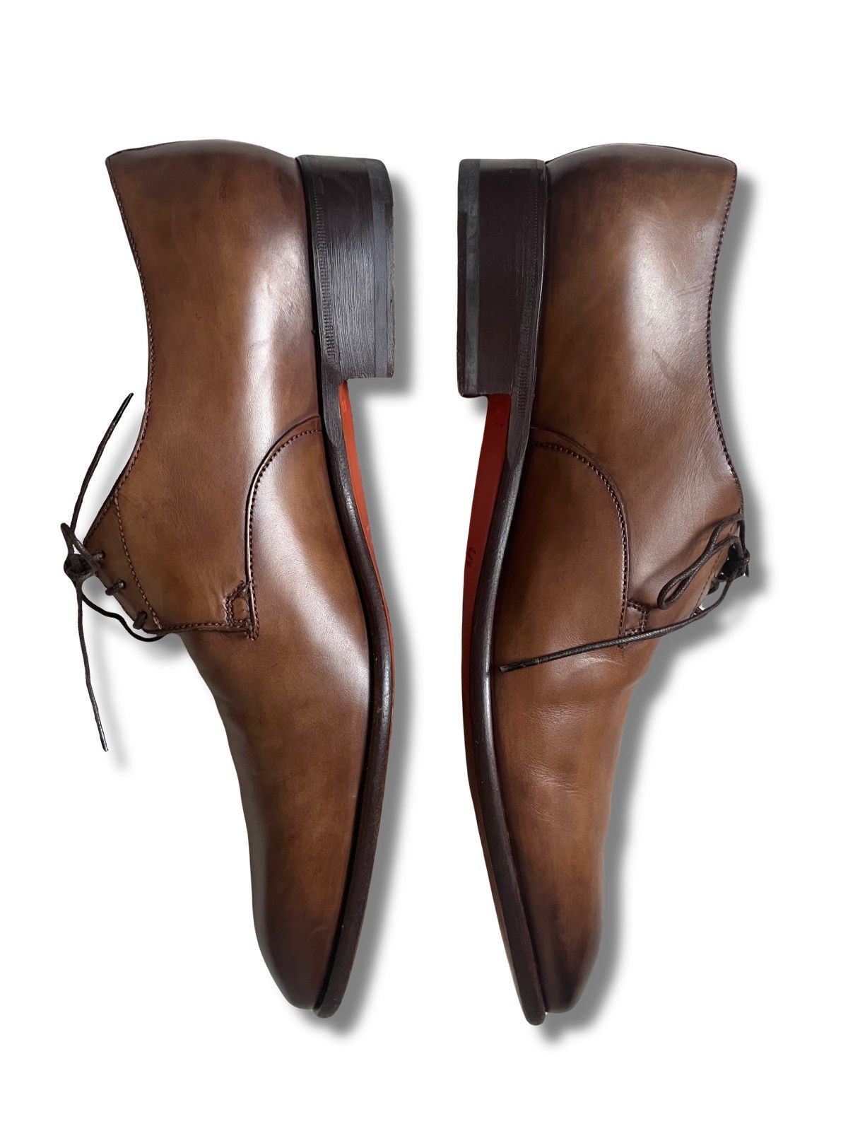 Santoni Handmade Santoni Leather Shoes Size US 10.5 / EU 43-44 - 4 Thumbnail
