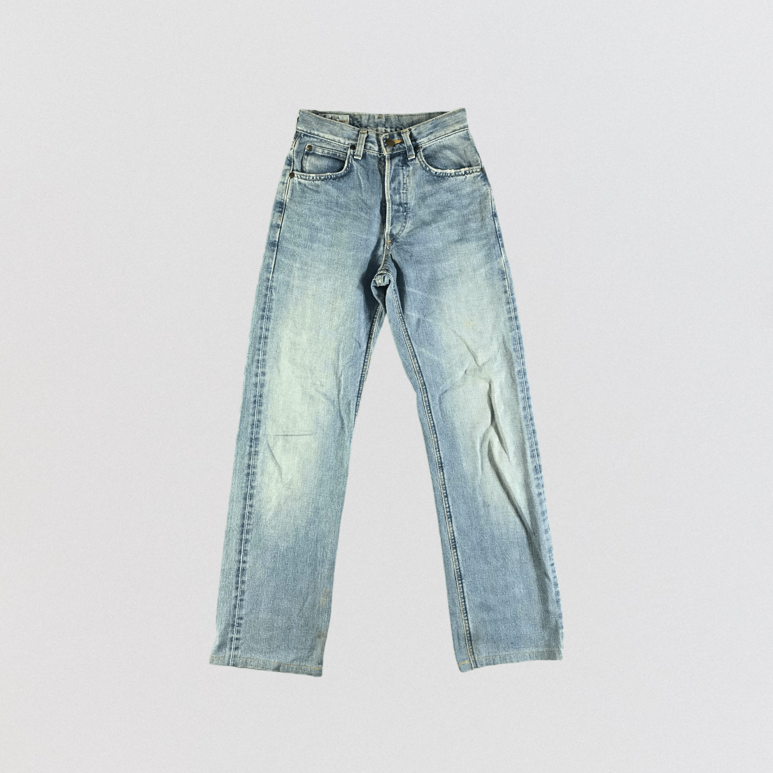 Lee × Vintage Vintage 90s High Waist Miss Lee Selvedge Jeans-JM3635 Size 26" / US 2 / IT 38 - 1 Thumbnail