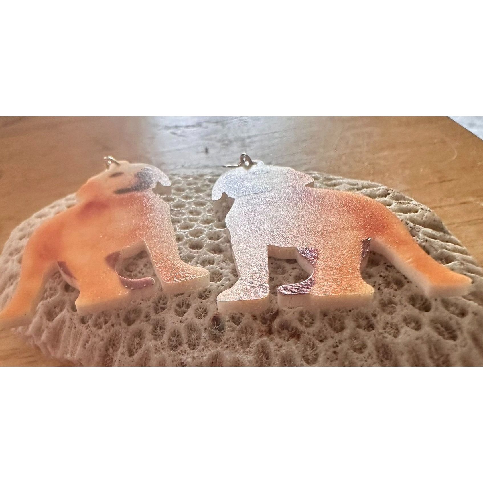 Handmade Golden Retriever Earrings Dangle Hooks Animal Rescue Dogs Ne Size ONE SIZE - 9 Thumbnail