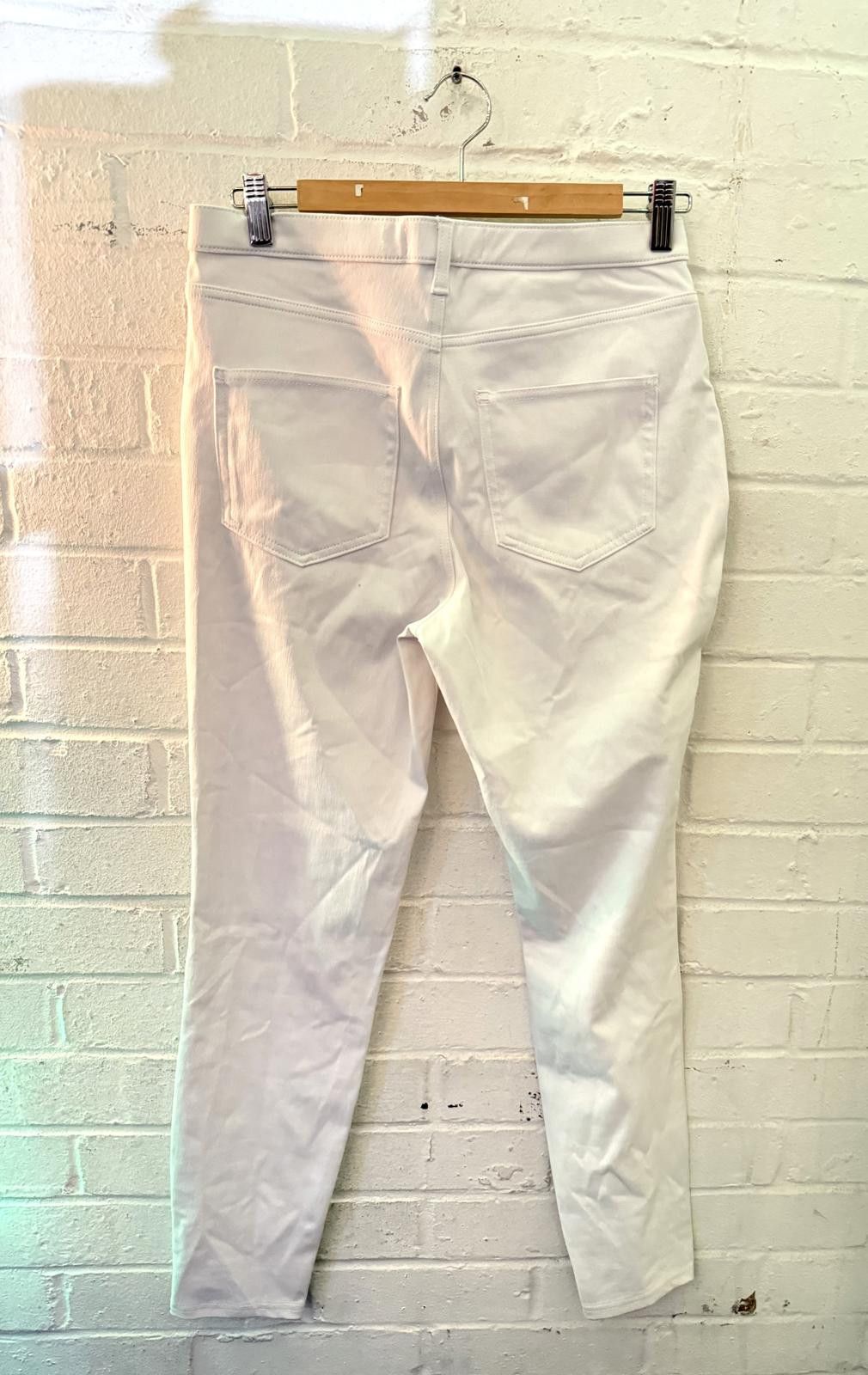NEXT Next White Leggings UK 12L EU 40 US 8L Size 34" / US 12 / IT 48 - 4 Thumbnail