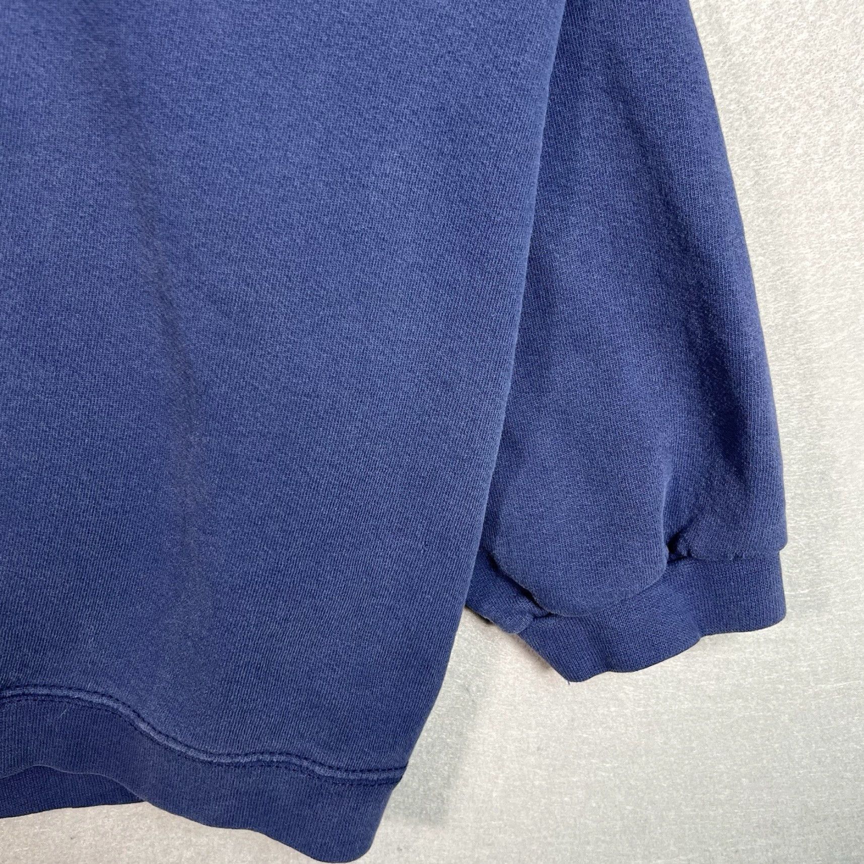 Nike VINTAGE Nike Embroidered Swoosh Sweatshirt Shirt Adult XL Blue 90s Mens Crewneck Pullover Comfort Sweatshirt Size US XL / EU 56 / 4 - 7 Thumbnail