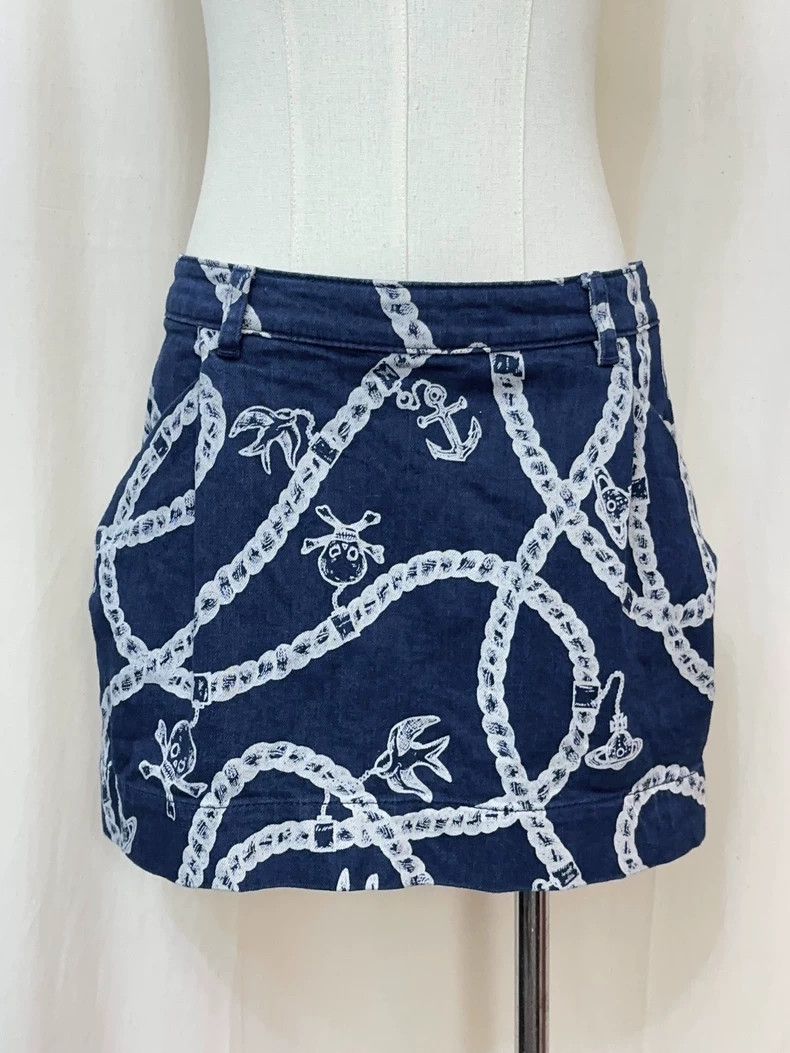 Vivienne Westwood Vivienne Westwood size2 Skull cowboy low waist skirt Size 25" / US 0 / IT 36 - 3 Thumbnail