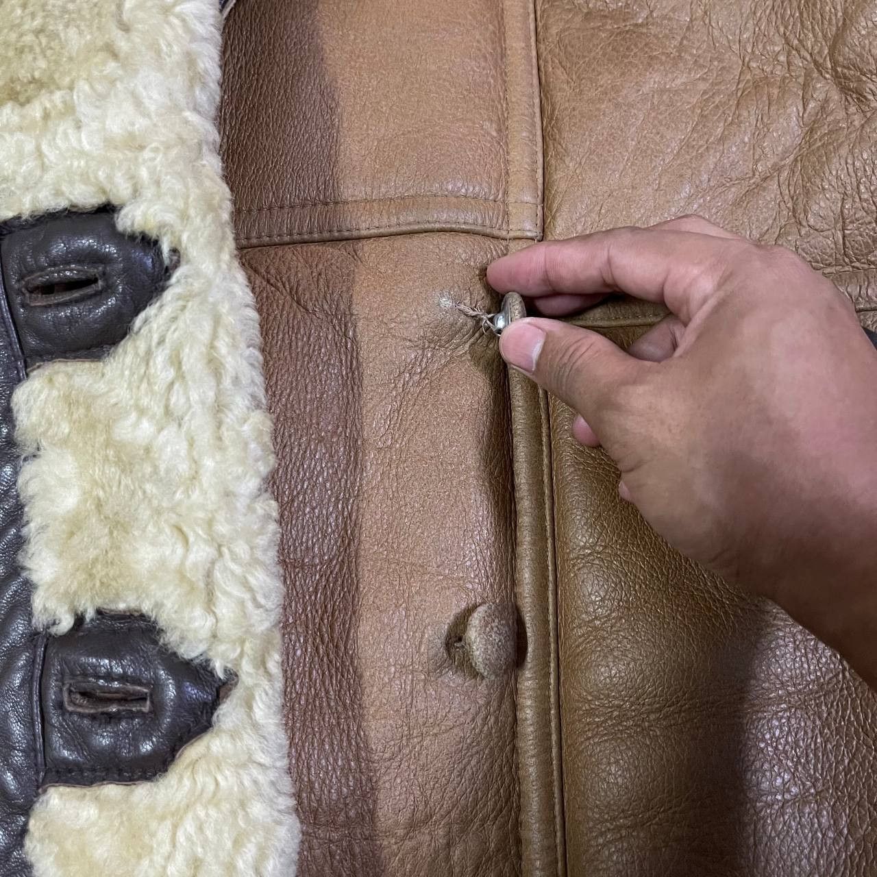 Otto Vintage Otto Collection Leather Jacket Shearling Size US M / EU 48-50 / 2 - 5 Thumbnail