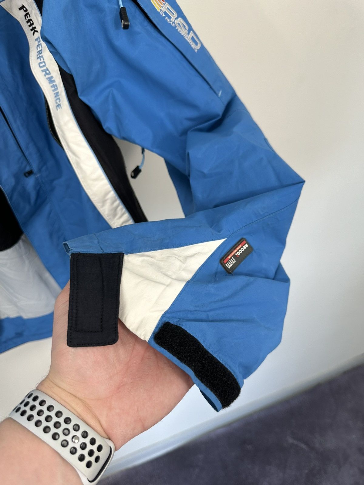 Peak Performance Peak Performance Blue Outdoor Hooded Jacket Size US L / EU 52-54 / 3 - 12 Thumbnail