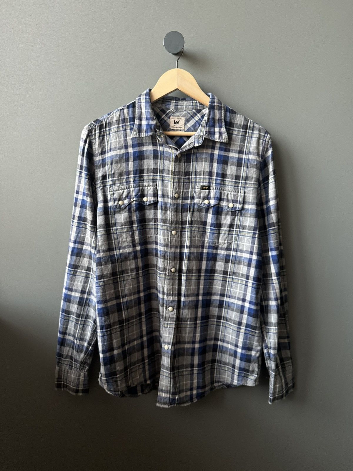 Lee Lee Western Check Cotton Shirt Size L Size US L / EU 52-54 / 3 - 1 Thumbnail