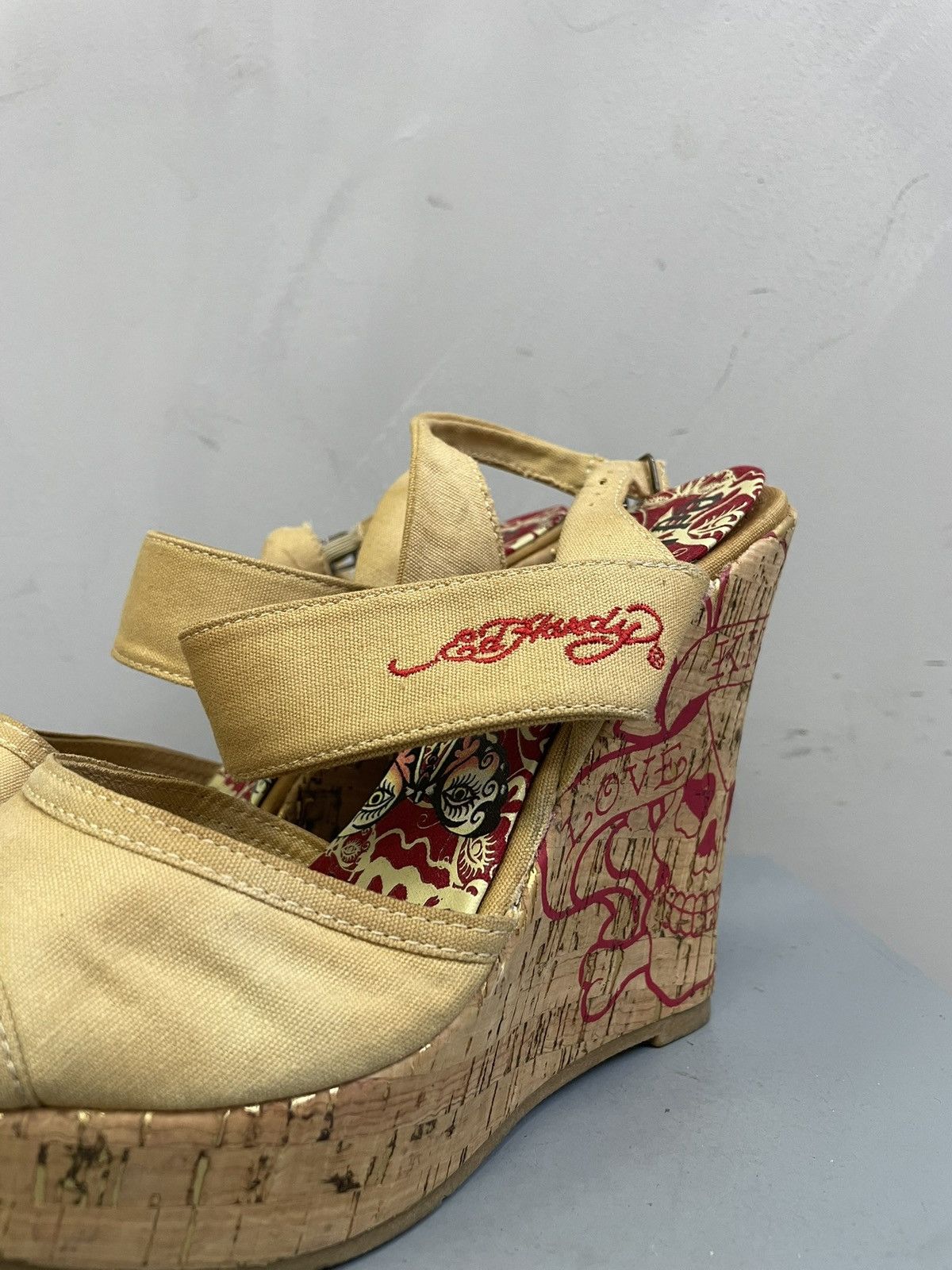 Ed Hardy Vintage heel edhardy Christian AUDIGier shoes fashion y2k Size US 7 / IT 37 - 7 Thumbnail