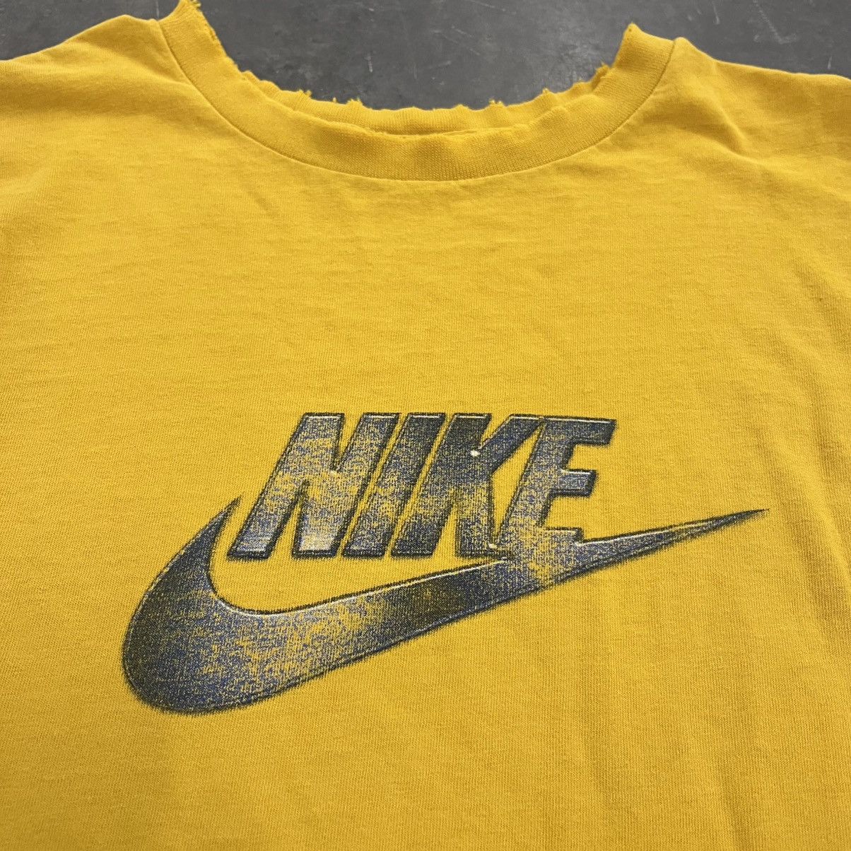 Nike × Vintage Y2K Crazy Nike Cyber Oakley Style Graphic Faded and Thrashed Size US L / EU 52-54 / 3 - 3 Thumbnail