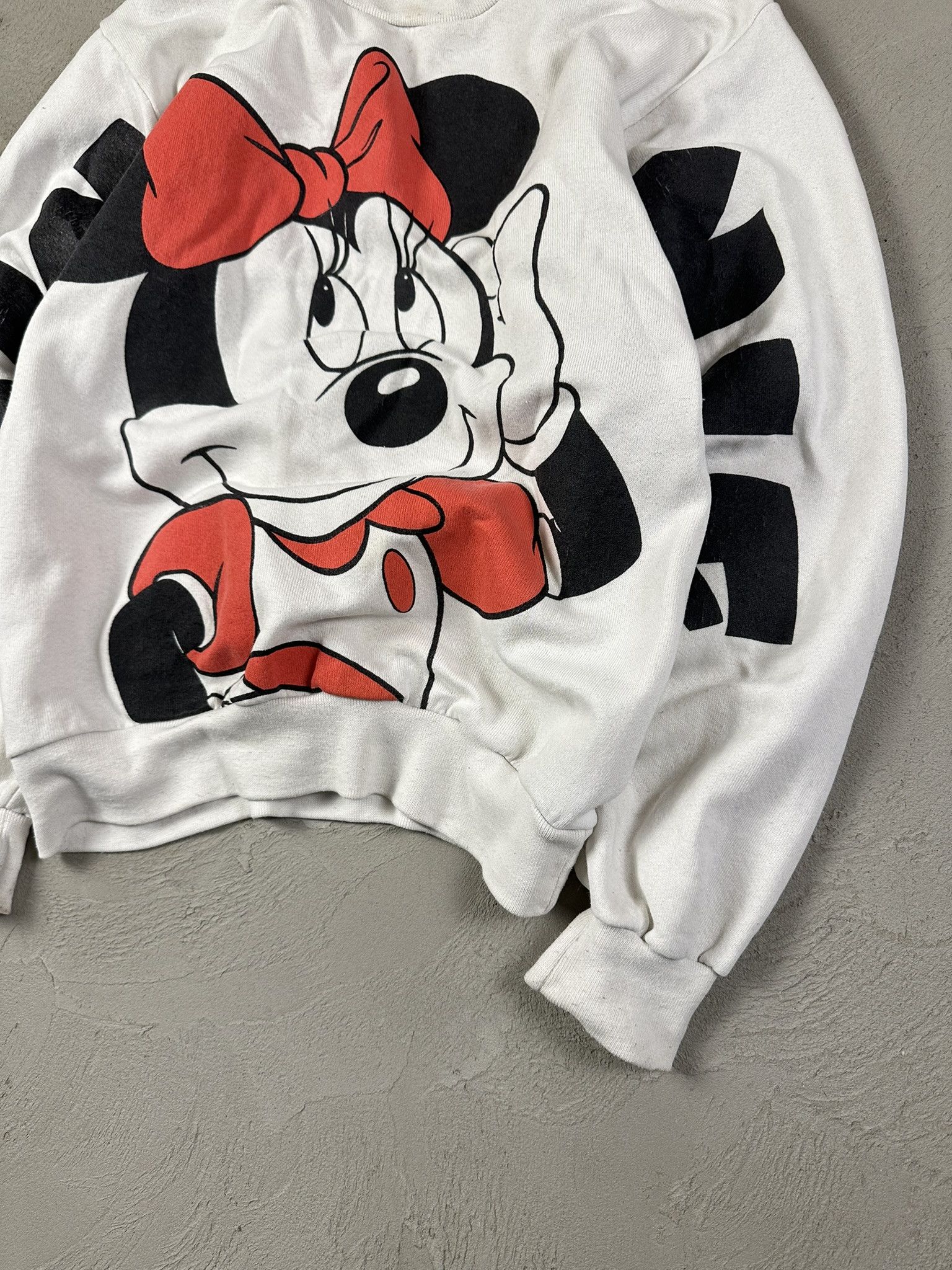 Cartoon Network × Disney × Vintage 90s Vintage Minnie Mouse Fullprint Sweatshirt Crewneck Rare Size S / US 4 / IT 40 - 6 Thumbnail