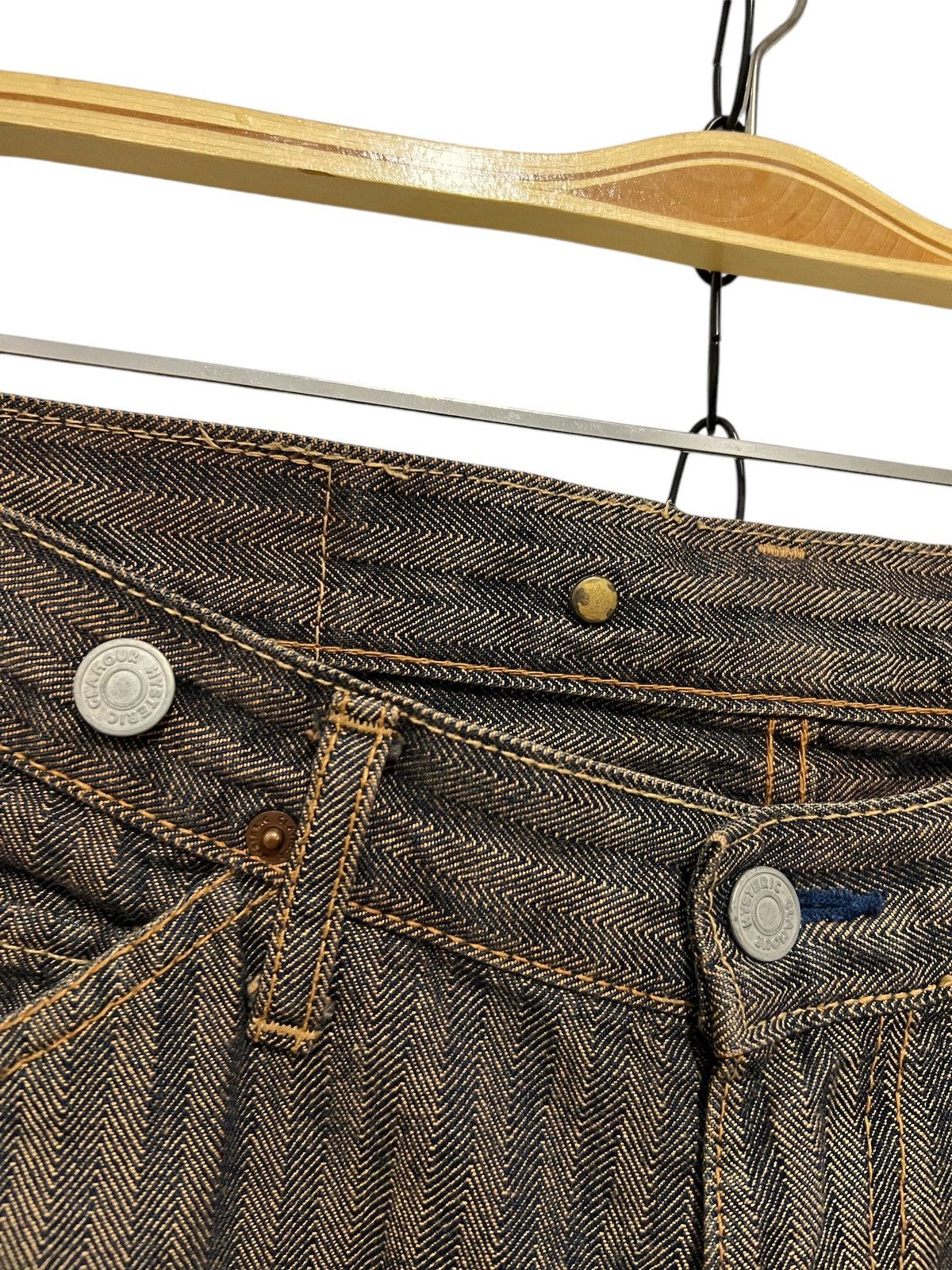 Hysteric Glamour × Japanese Brand Hysteric Glamour mud Hbt Carpenter Denim Size US 31 - 4 Thumbnail