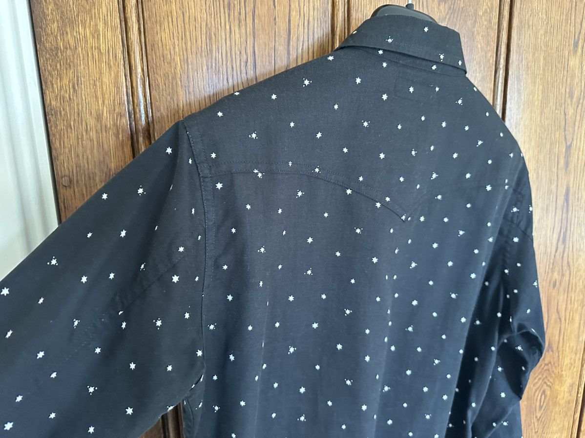Saint Laurent Paris Grail SS16 Saint Laurent black shirt white star polka dot S Size US S / EU 44-46 / 1 - 17 Thumbnail