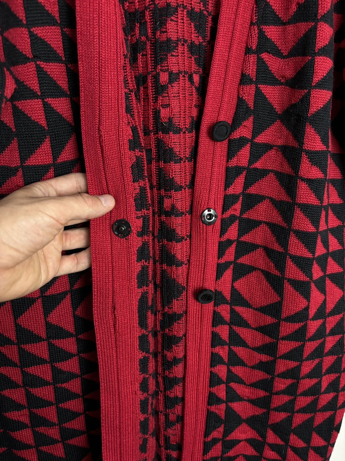 Versace Gianni Versace Vintage Long Cardigan Wool Silk Cashmere Size M / US 6-8 / IT 42-44 - 3 Thumbnail