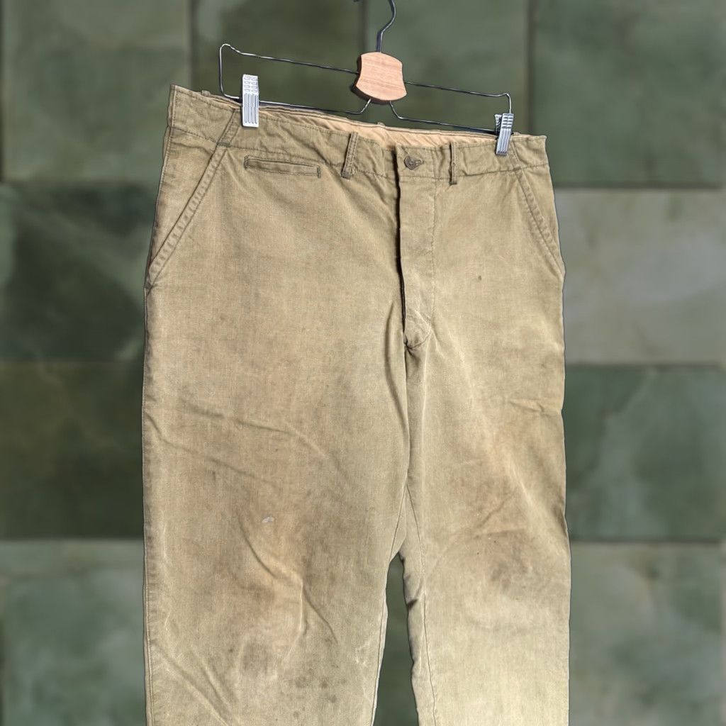 Vintage VINTAGE Sandhurst Sportswear Cotton Men’s Hunting Self Rapid Pants Sz 36 Mens 36/30 1950s Size US 36 / EU 52 - 1 Thumbnail