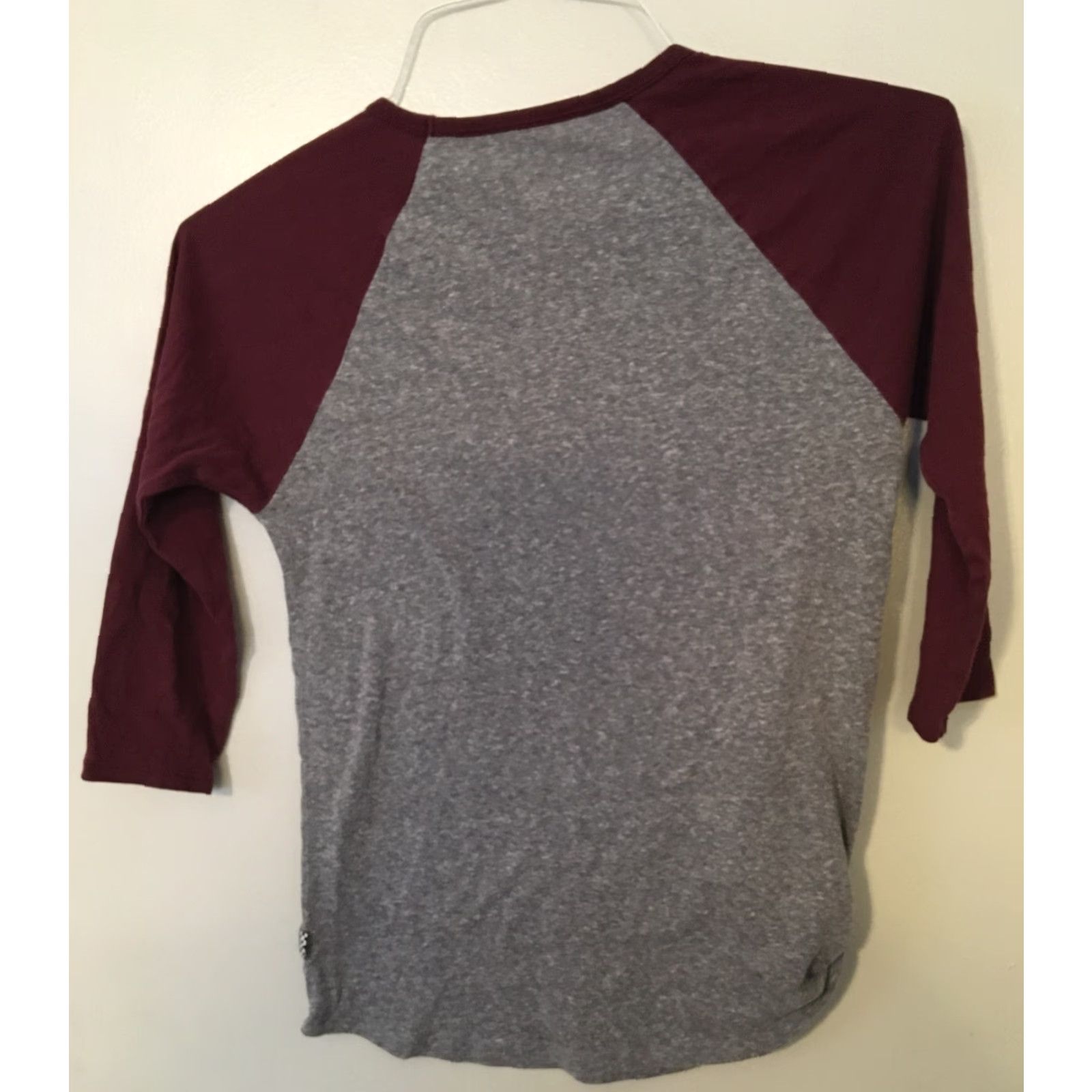 Vans VANS Shirt Womens XS Gray Logo Long Sleeve Crew Neck Top Off The Wall Casual Knit Size XS / US 0-2 / IT 36-38 - 6 Thumbnail