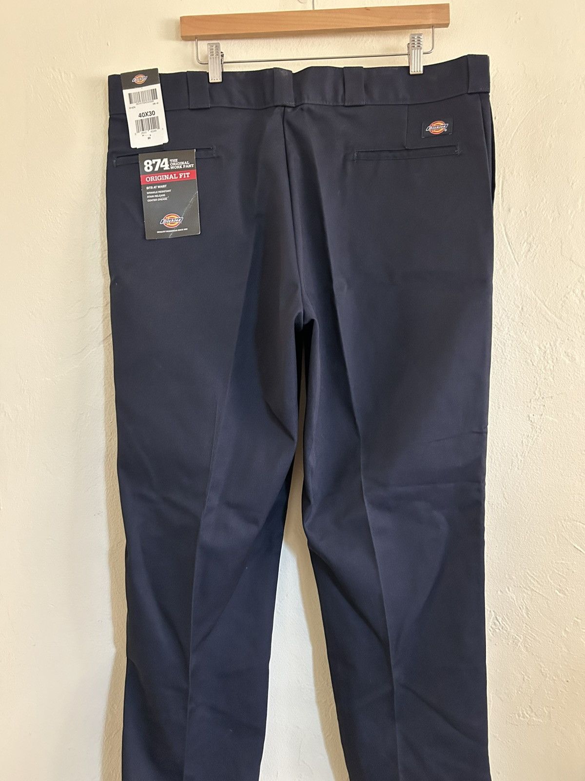 Dickies Navy Dickies 874 Original Fit Work Pants Size US 40 / EU 56 - 2 Thumbnail