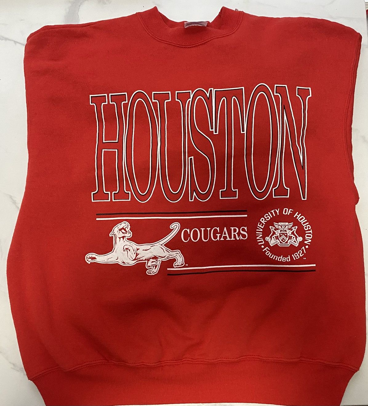 Hanes Vintage University of Houston Cougars "1927" Size US XL / EU 56 / 4 - 1 Thumbnail